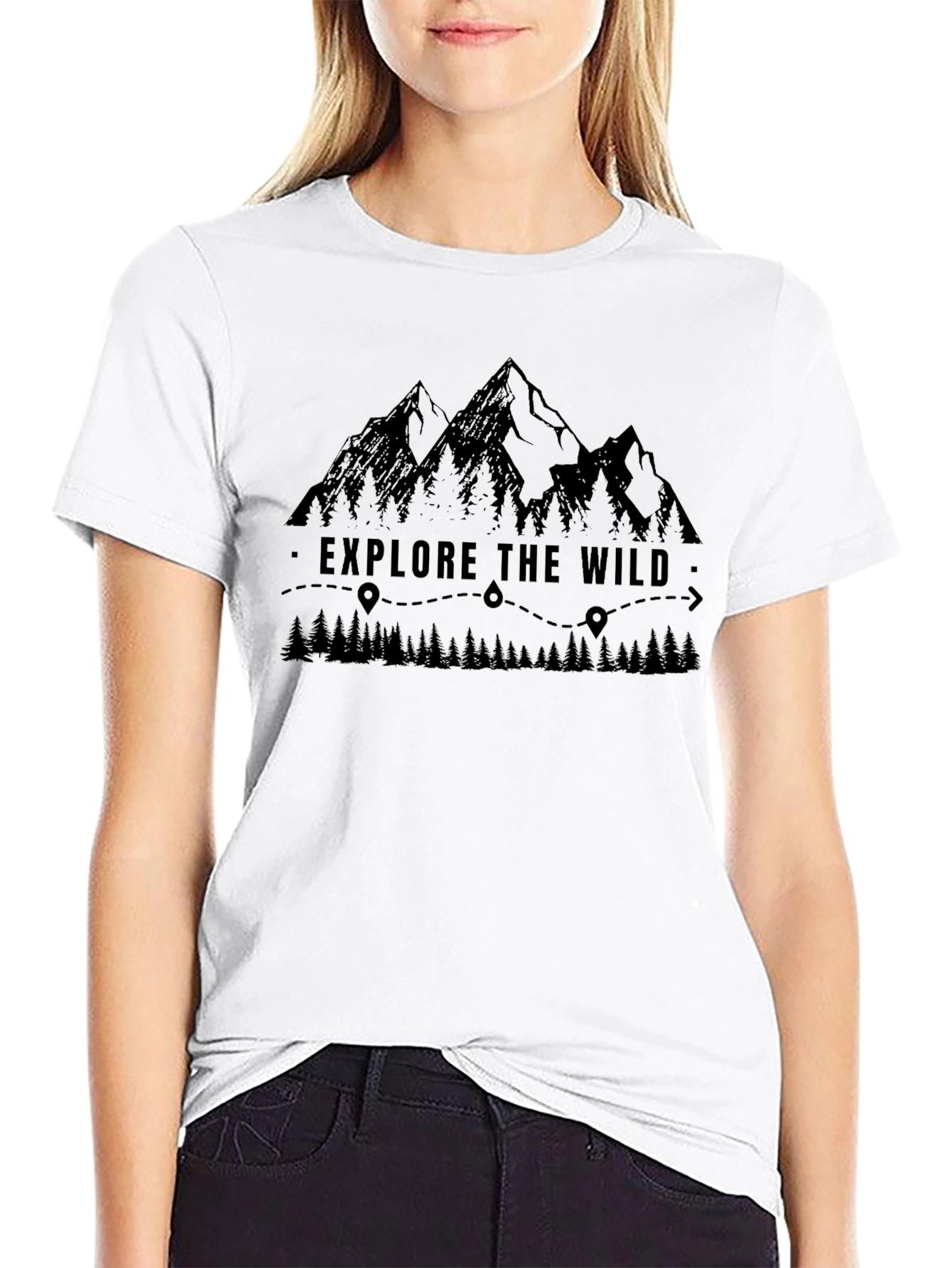 Explore the Wild Mountain Graphic T-Shirt