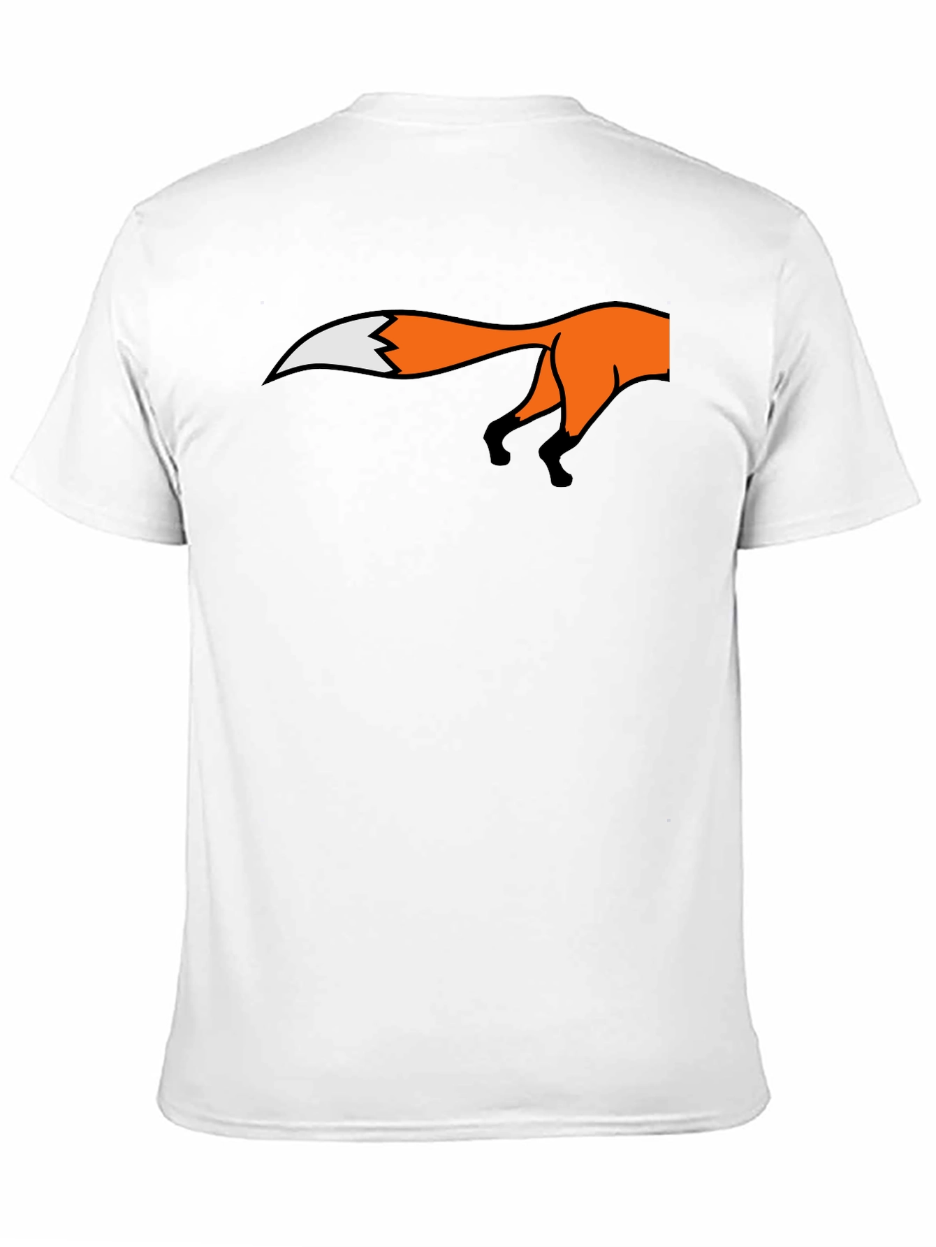 Fox Tail Graphic T-Shirt - Soft Cotton Blend