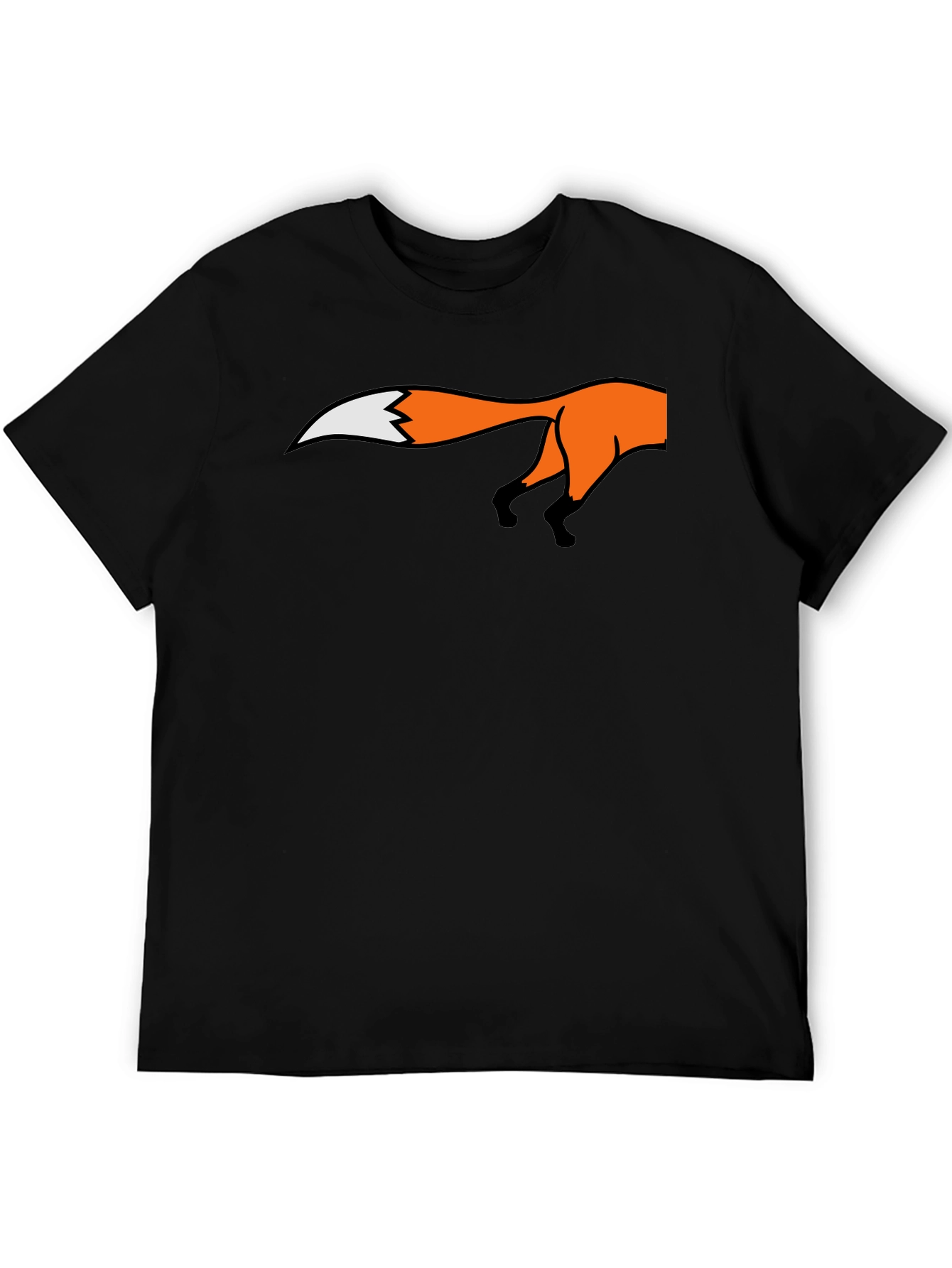 Fox Tail Graphic T-Shirt - Soft Cotton Blend
