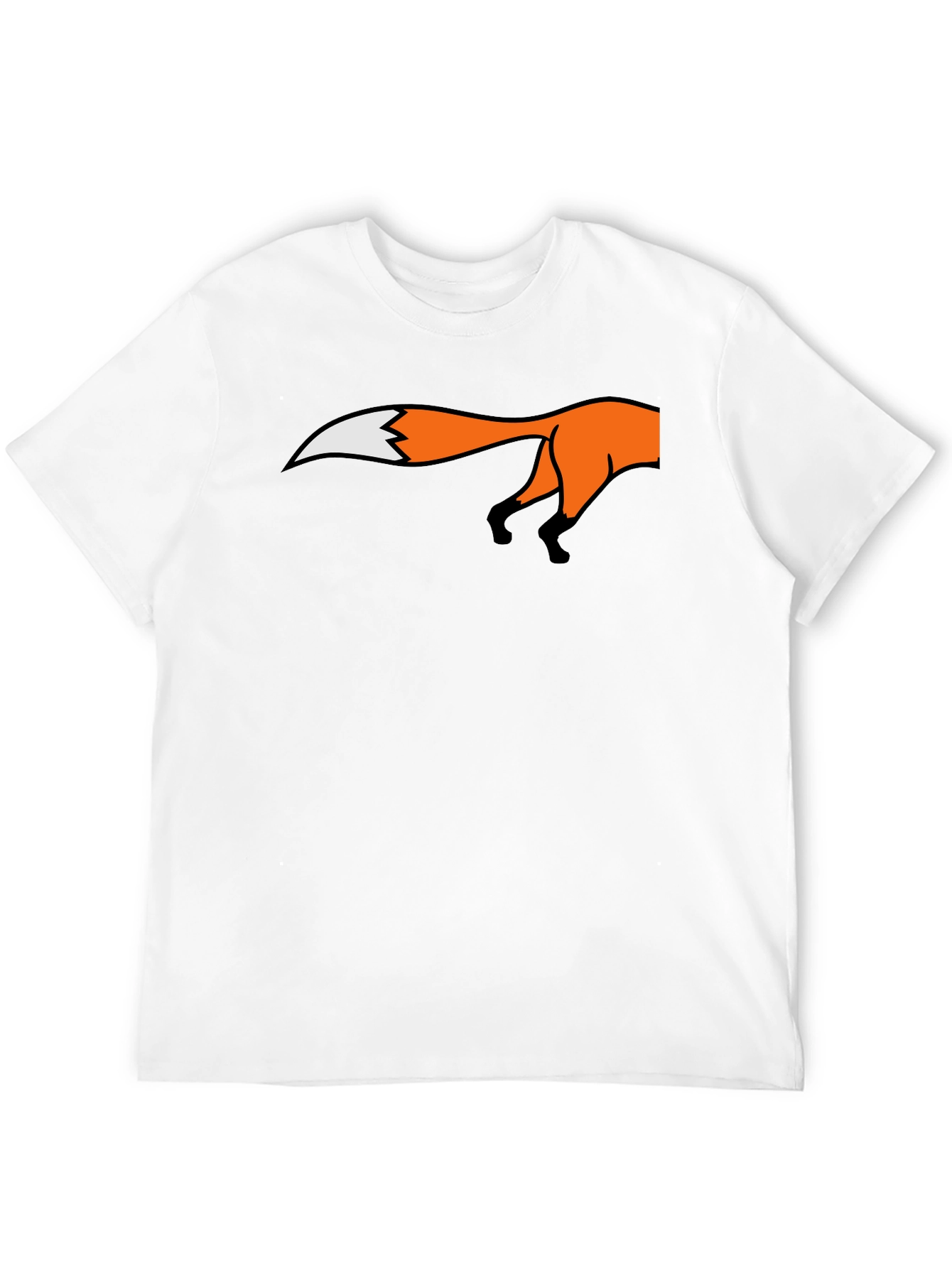 Fox Tail Graphic T-Shirt - Soft Cotton Blend