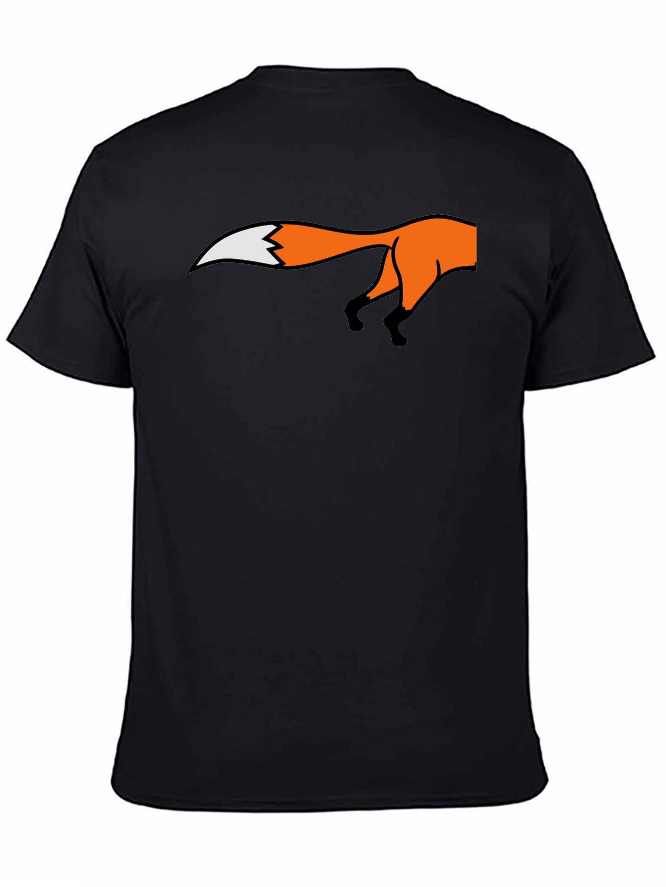 Fox Tail Graphic T-Shirt - Soft Cotton Blend
