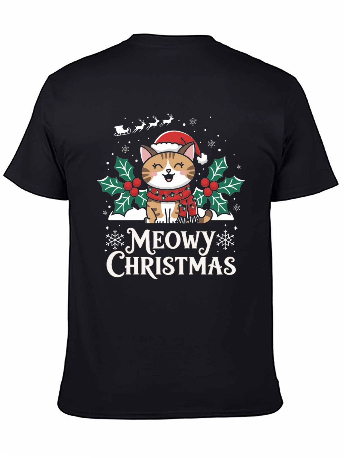 Meowy Christmas T-Shirt