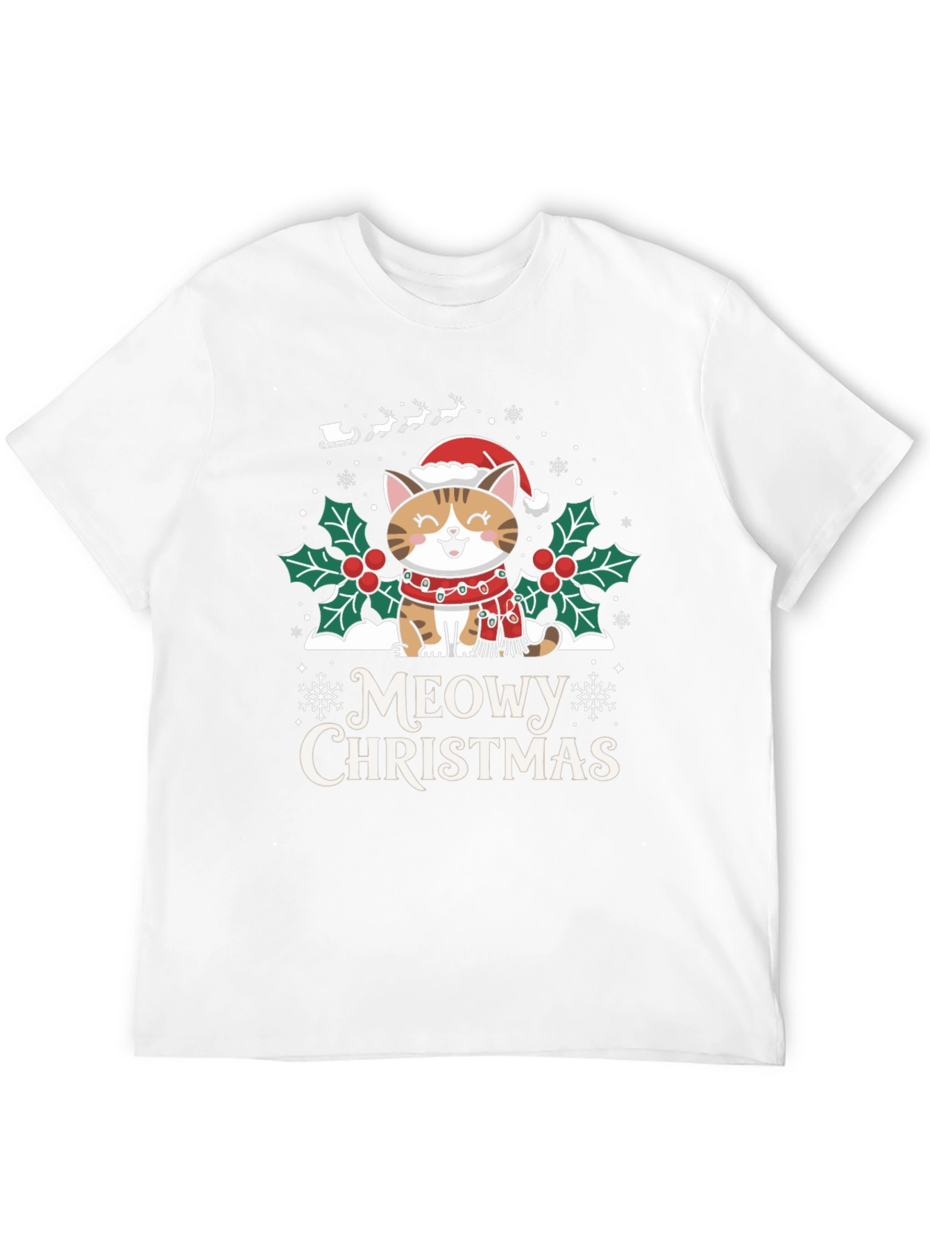 Meowy Christmas T-Shirt