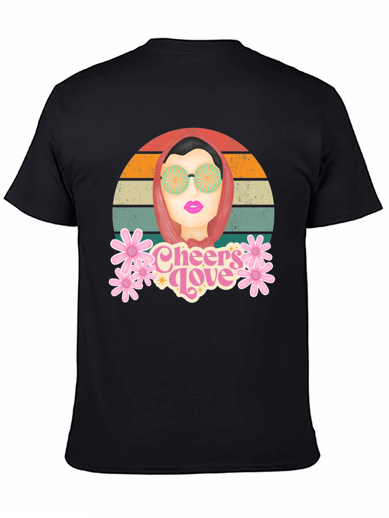 Retro Cheers Love Graphic T-Shirt
