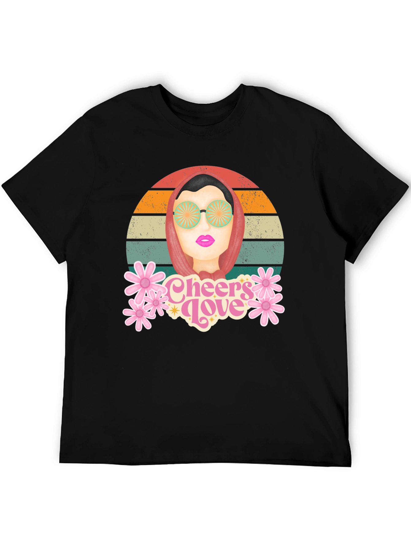 Retro Cheers Love Graphic T-Shirt