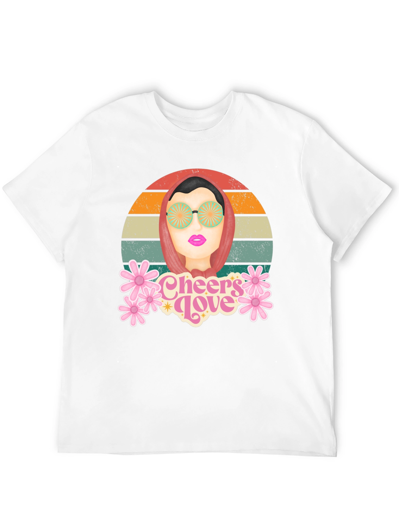 Retro Cheers Love Graphic T-Shirt