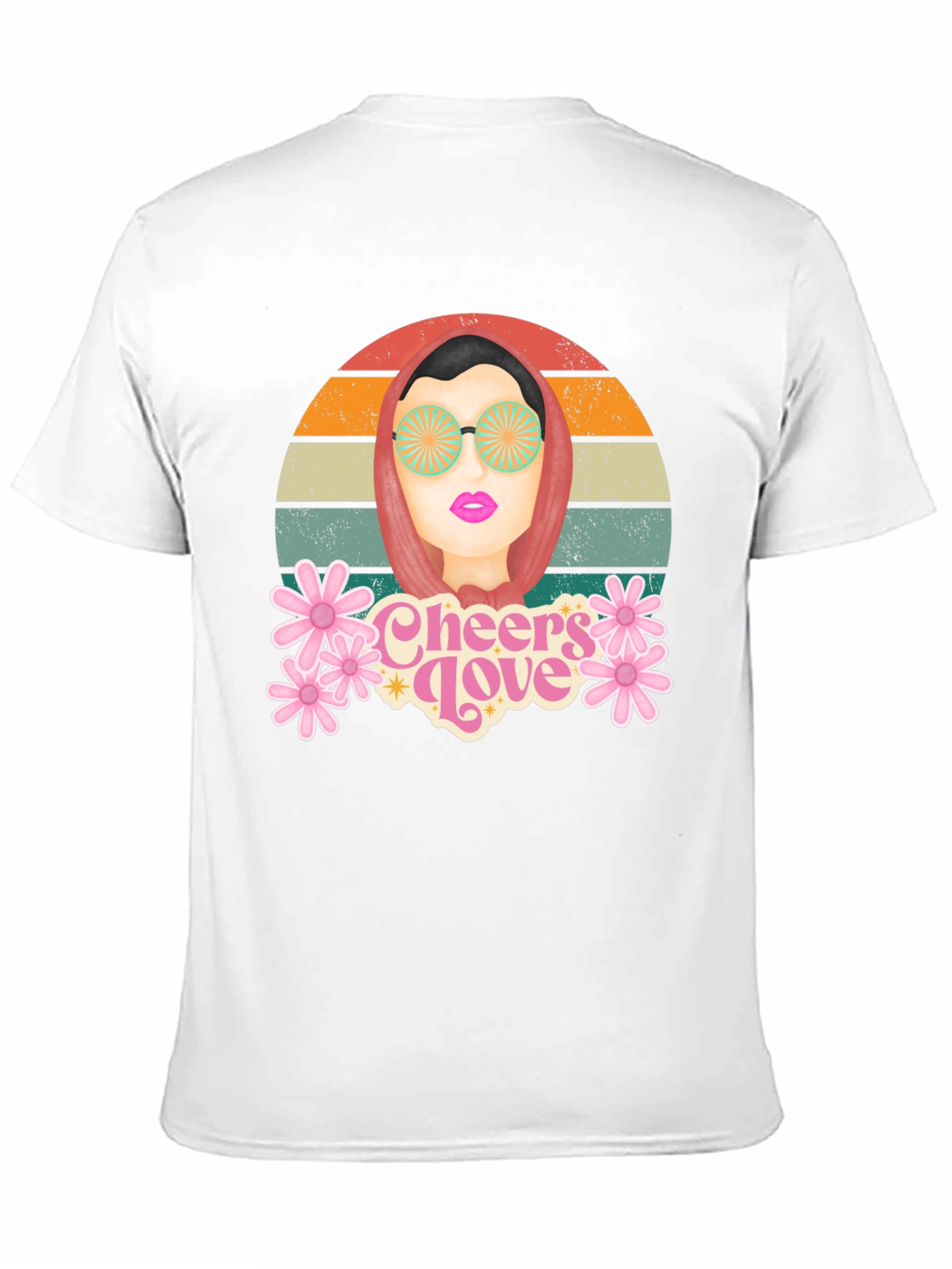 Retro Cheers Love Graphic T-Shirt