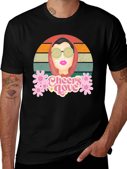 Retro Cheers Love Graphic T-Shirt