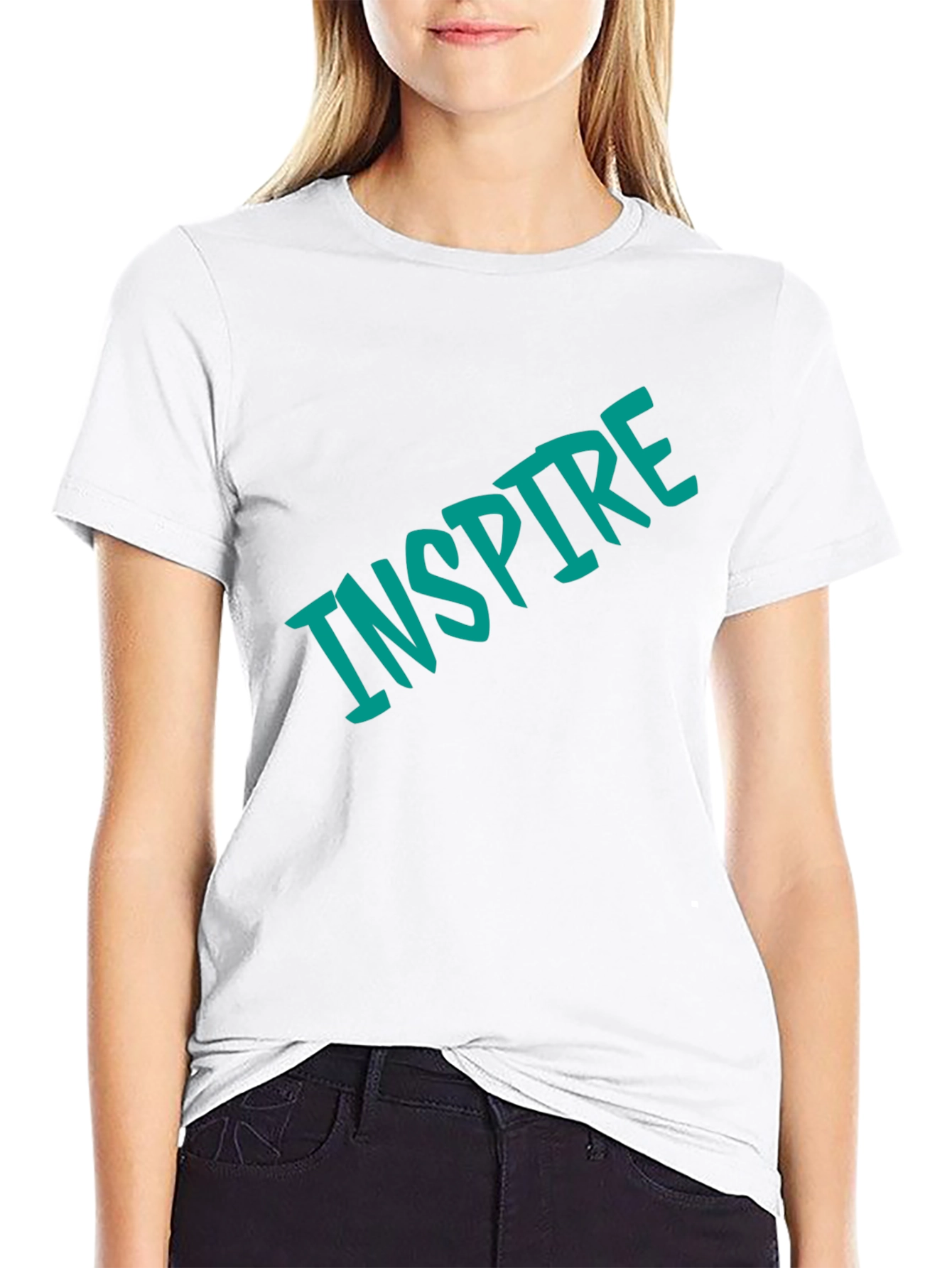 Inspire Black T-Shirt - Motivational Tee