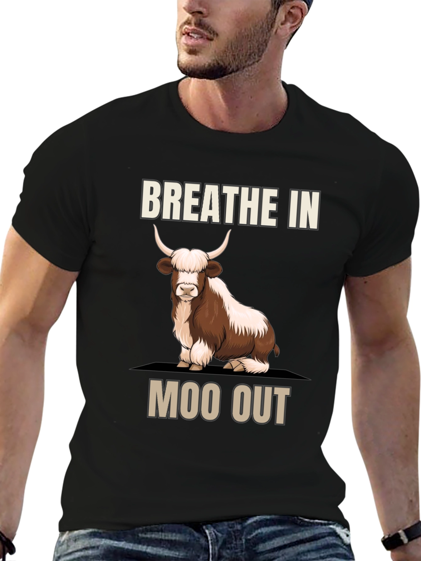 Breathe In Moo Out T-Shirt