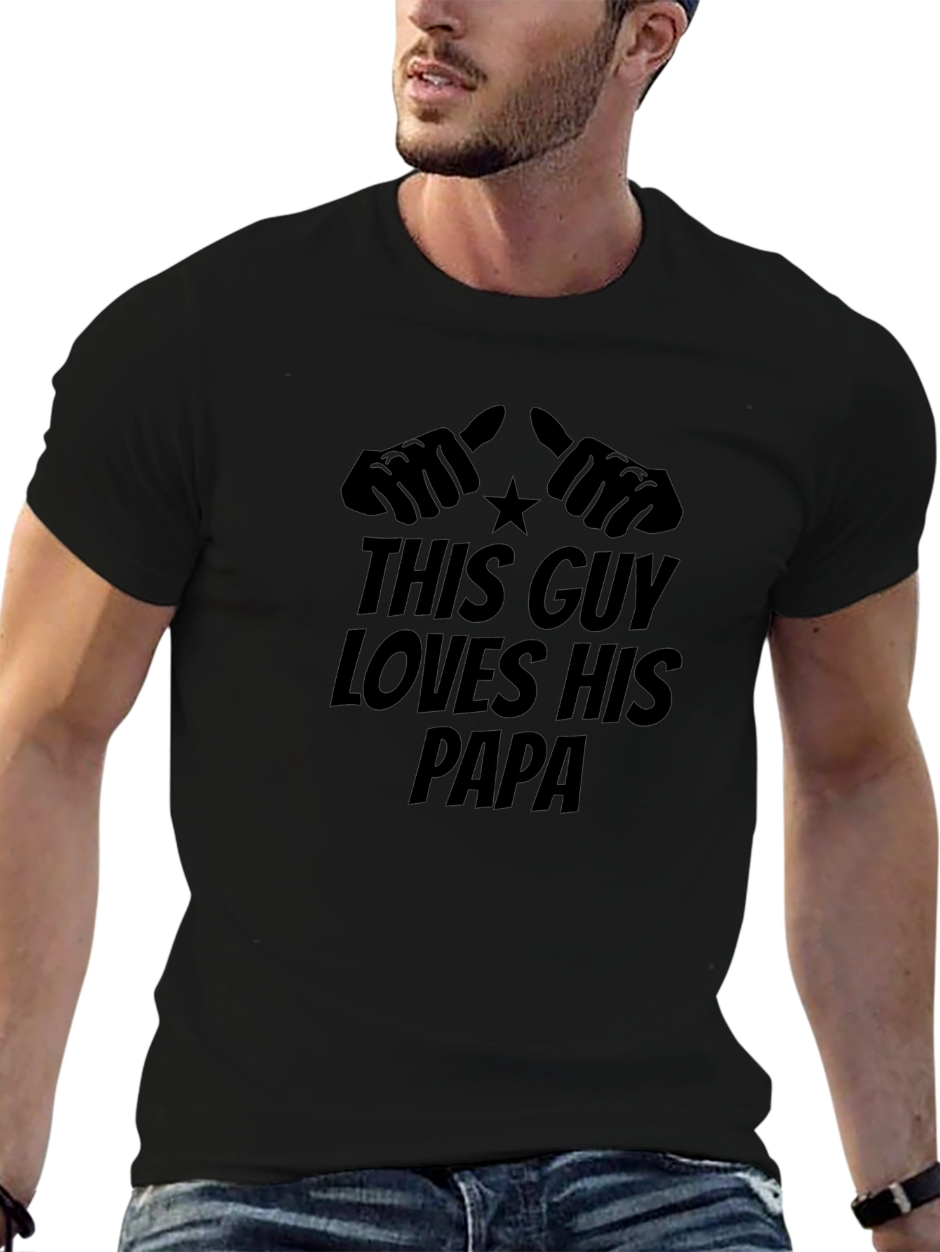 This Guy Loves His Papa T-Shirt