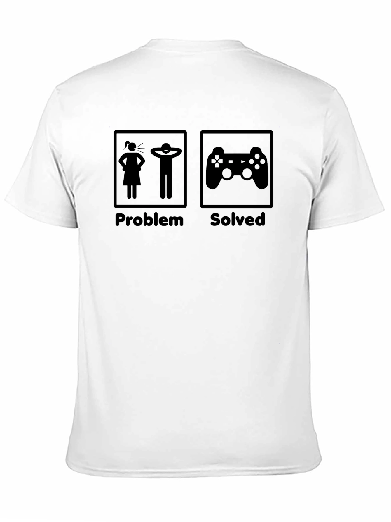 Gamer Problem Solved T-Shirt - Funny Graphic Tee