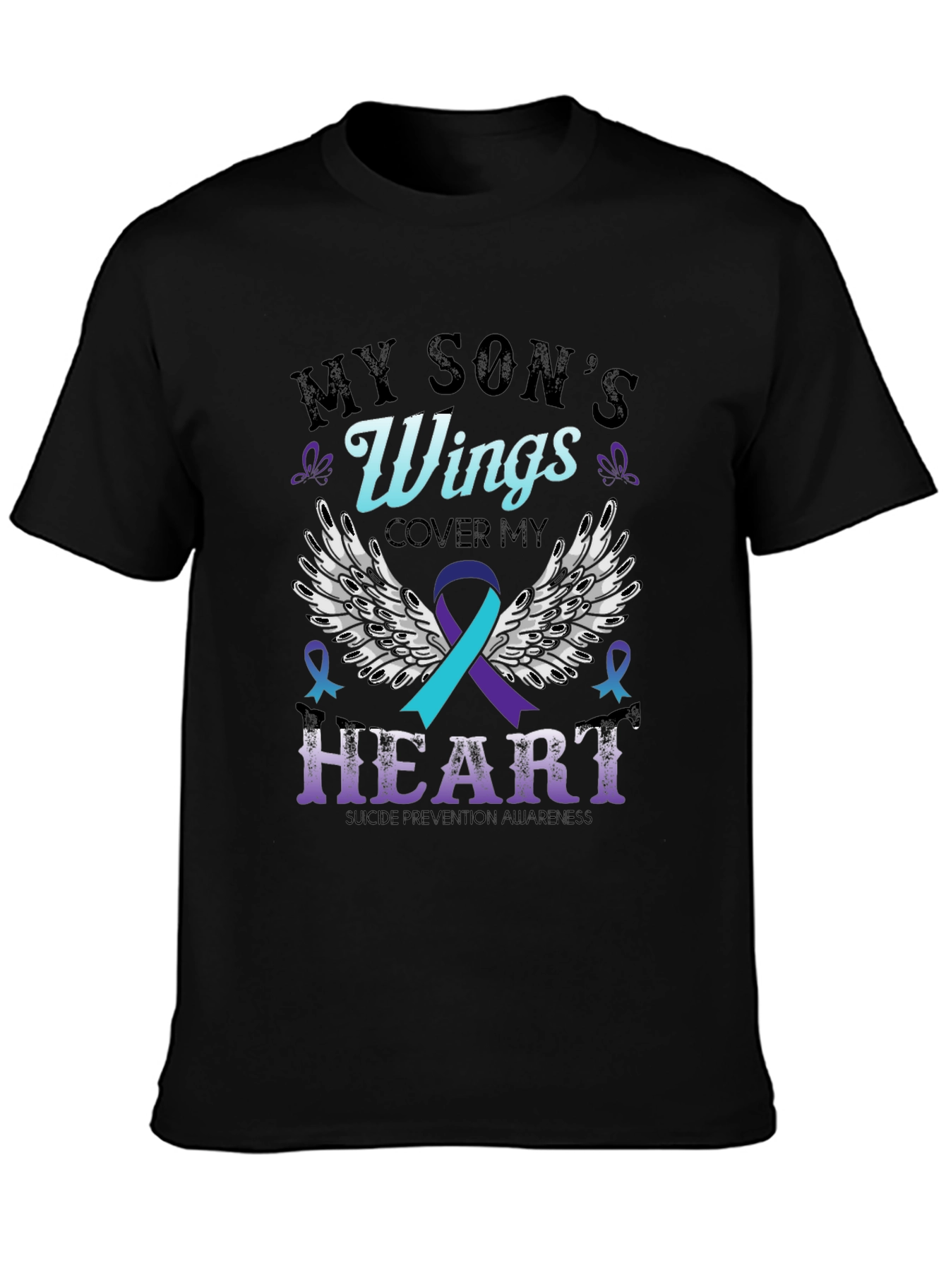 My Sons Wings Suicide Prevention Awareness T-Shirt