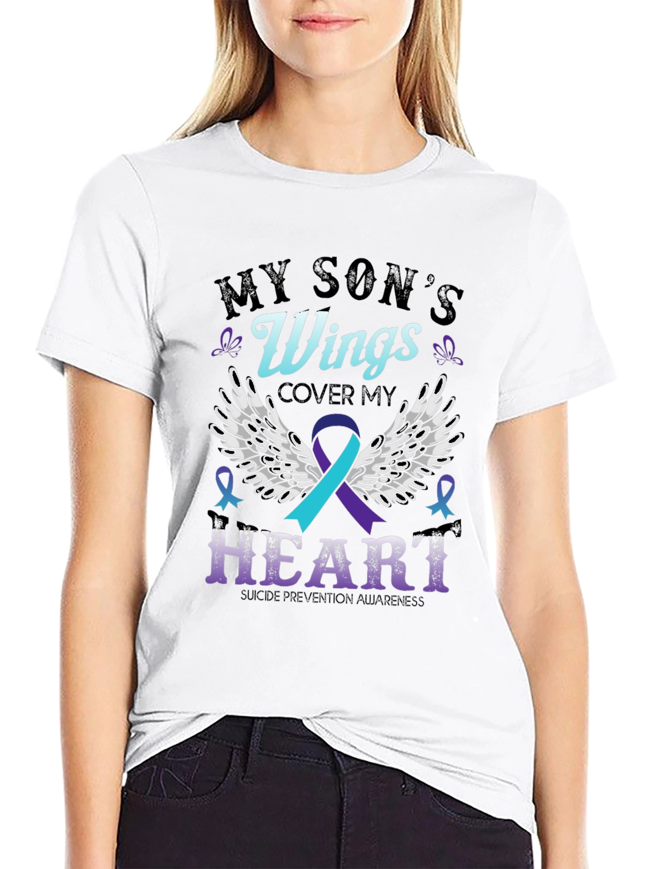 My Sons Wings Suicide Prevention Awareness T-Shirt