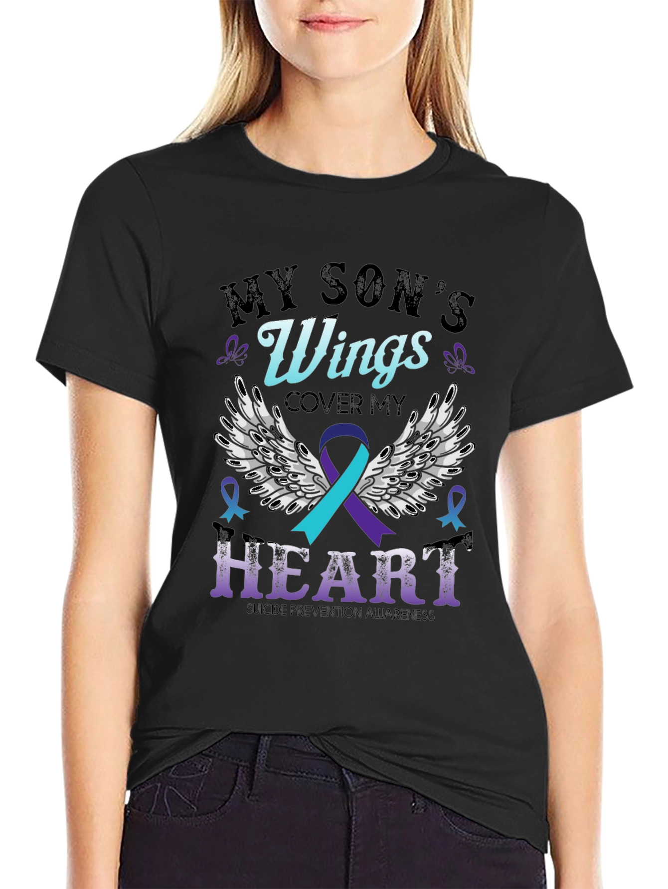 My Sons Wings Suicide Prevention Awareness T-Shirt