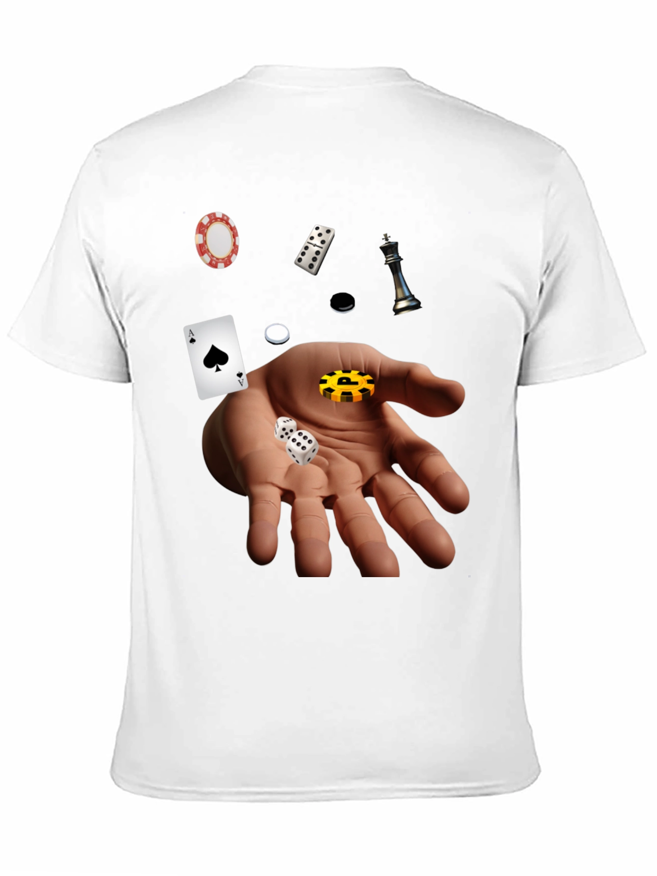 Gamblers Luck T-Shirt - Chance and Fortune Design