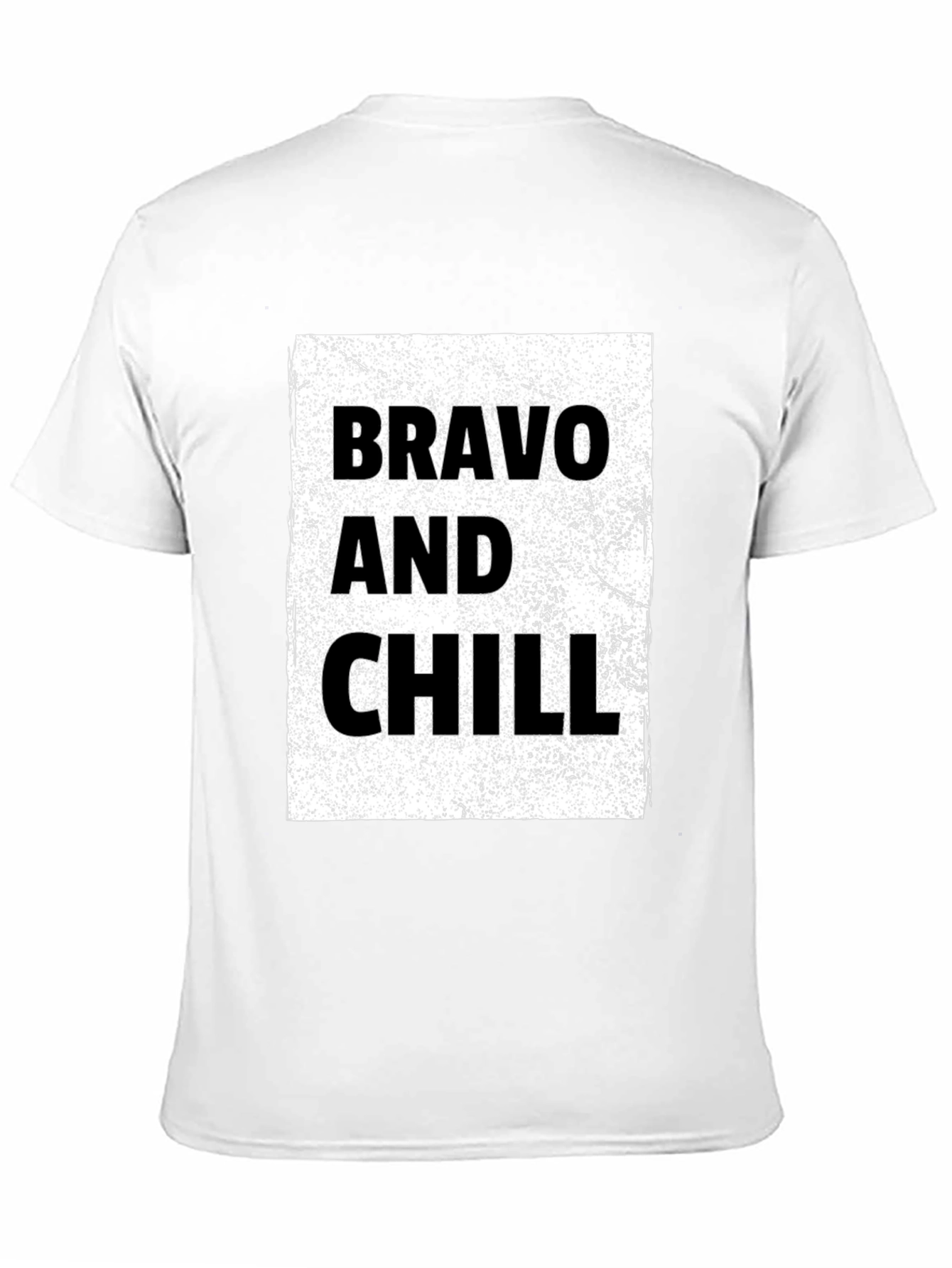 Bravo and Chill Graphic Tee - Black T-Shirt