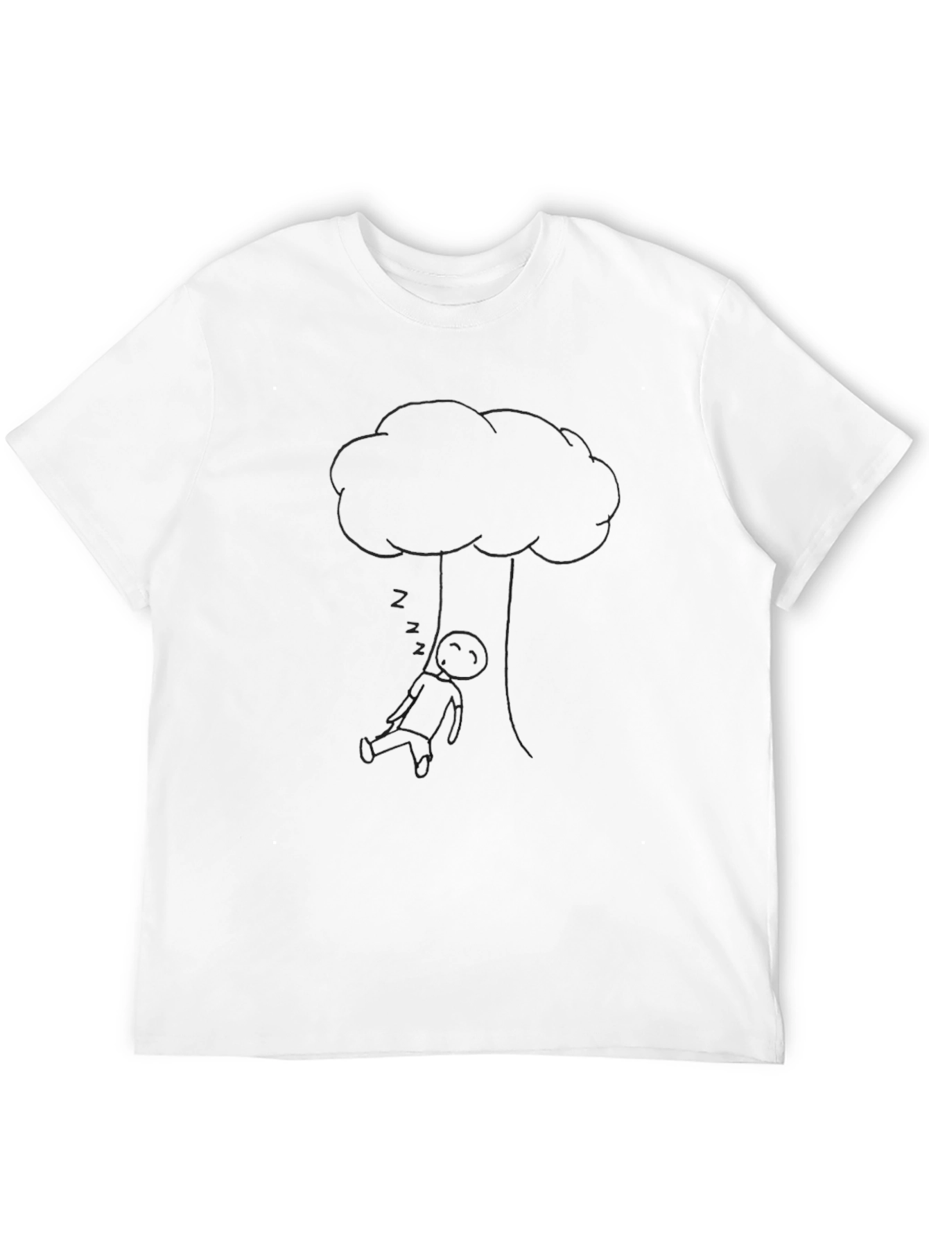 Stick Figure Tree Swing Tee - Unique Graphic Shirt