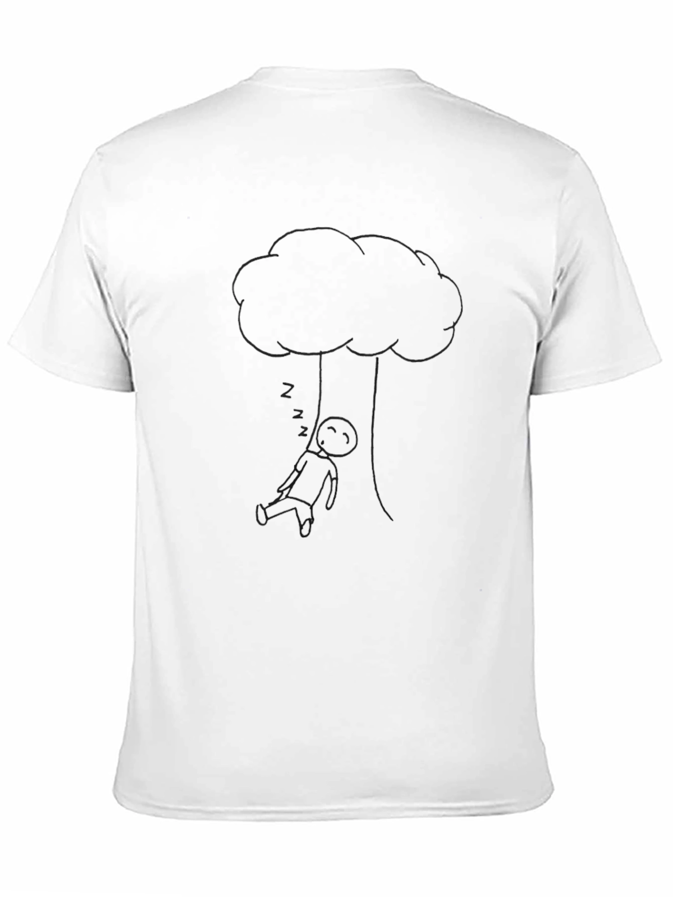 Stick Figure Tree Swing Tee - Unique Graphic Shirt