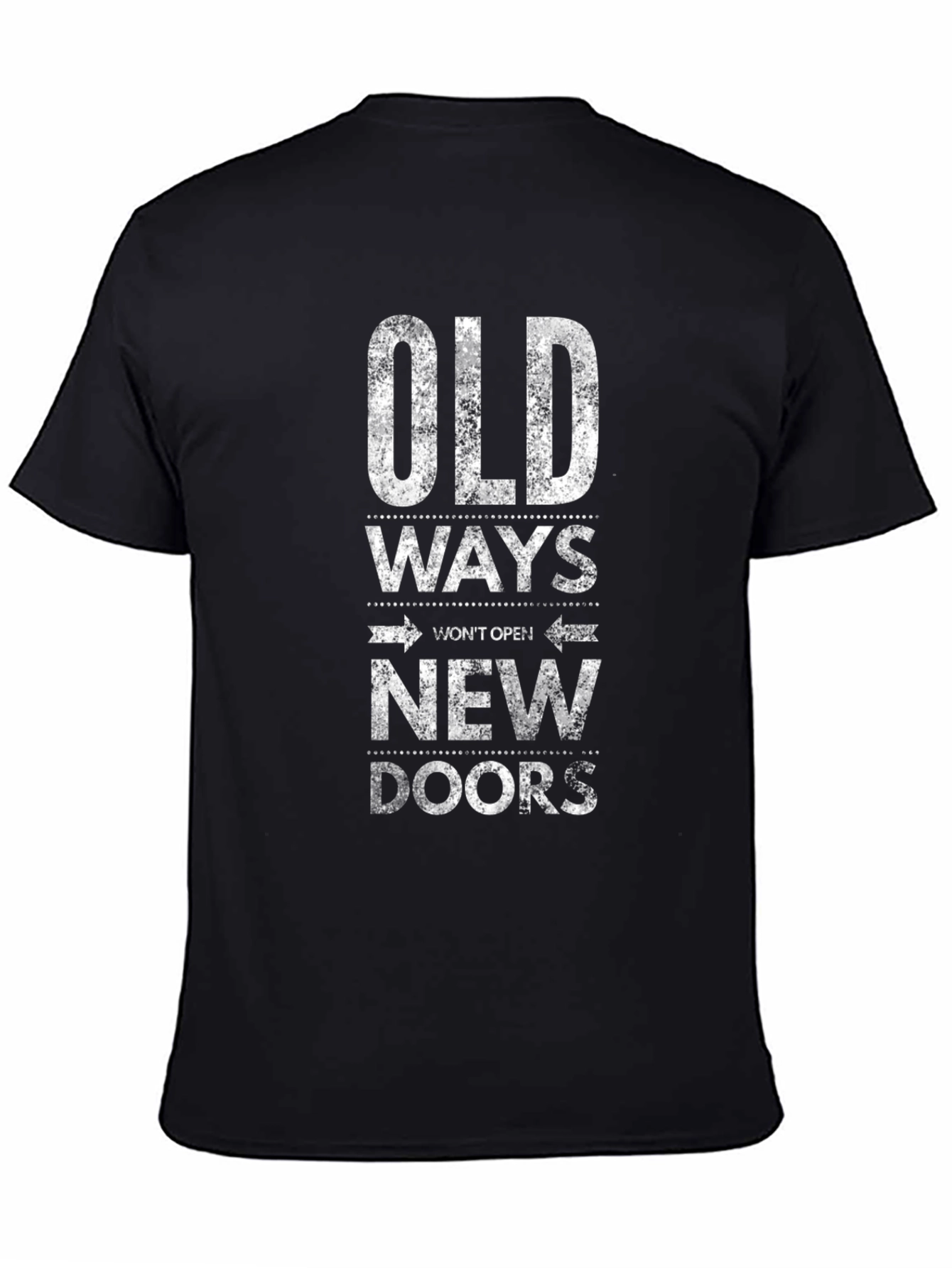 Old Ways New Doors Graphic T-Shirt - Black