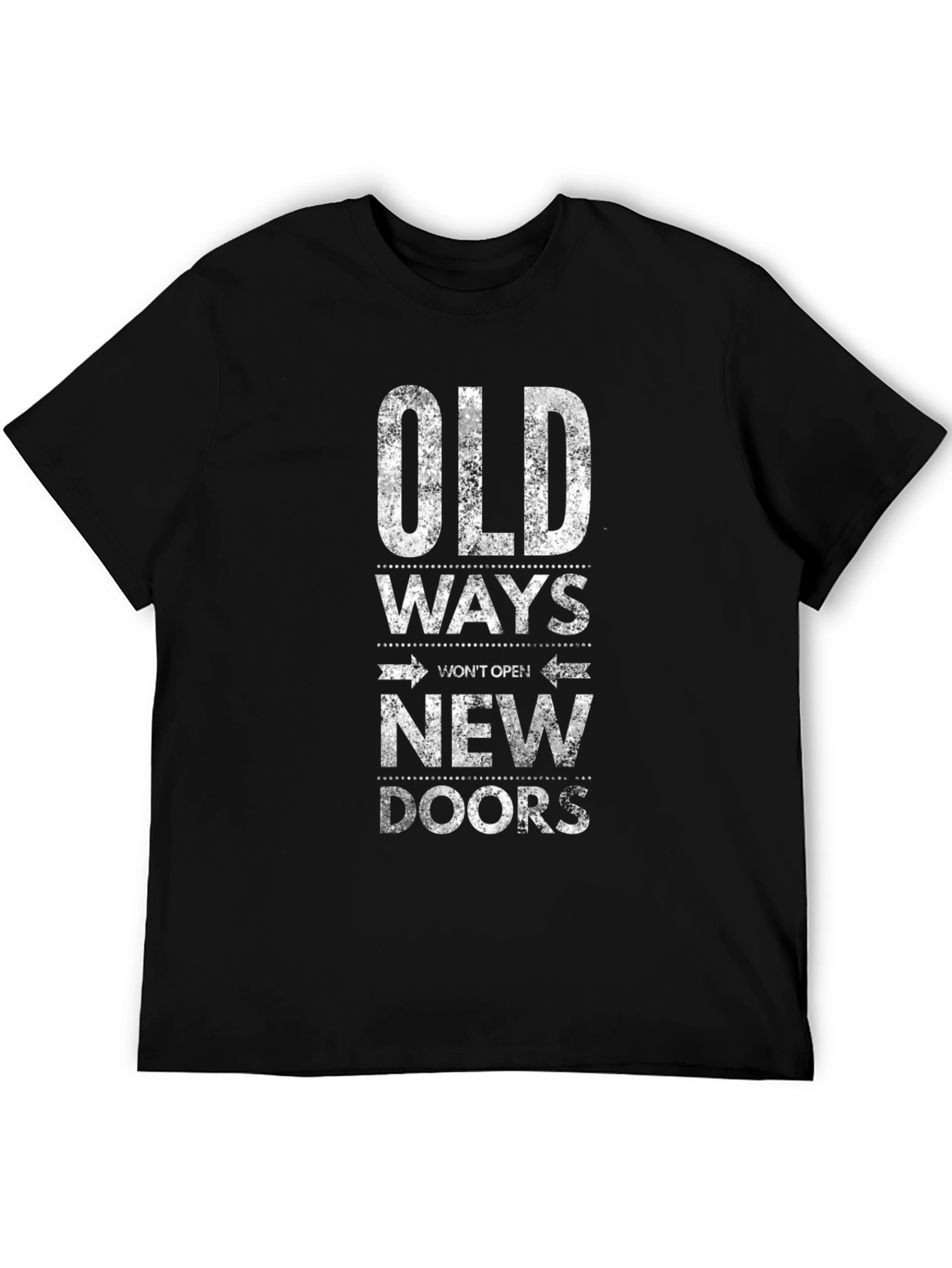 Old Ways New Doors Graphic T-Shirt - Black