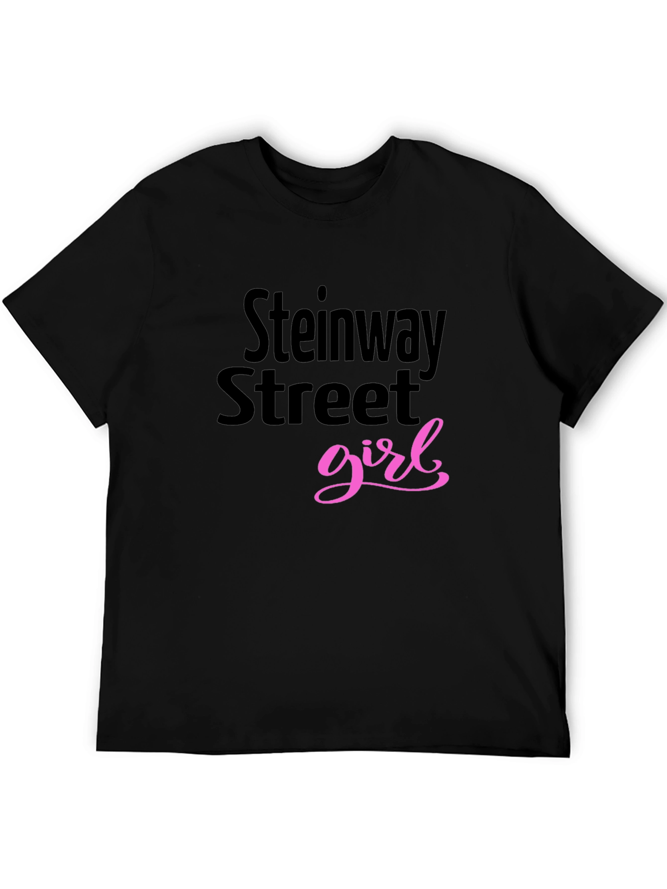 Steinway Street Girl Black Graphic Tee