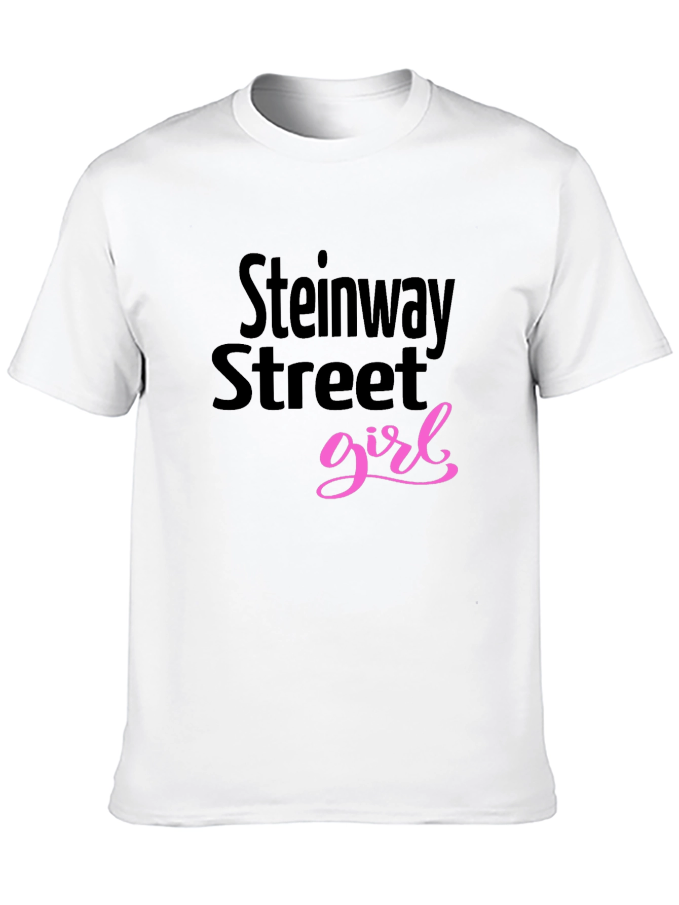 Steinway Street Girl Black Graphic Tee