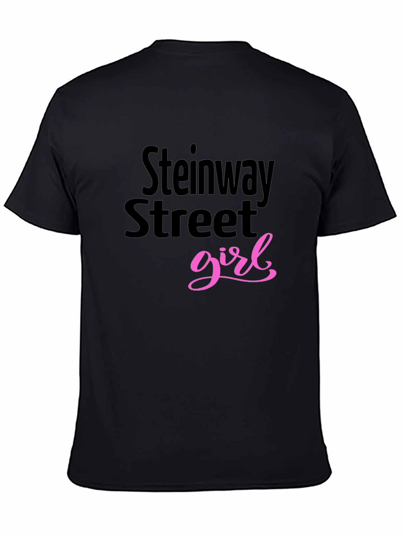 Steinway Street Girl Black Graphic Tee