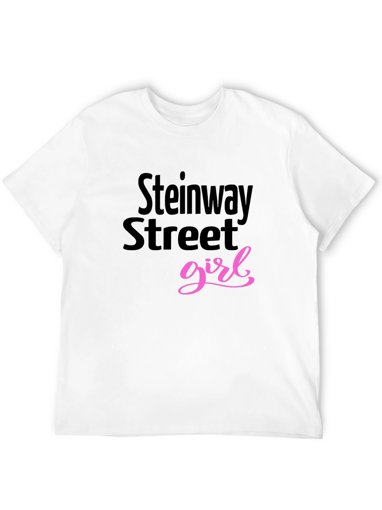 Steinway Street Girl Black Graphic Tee