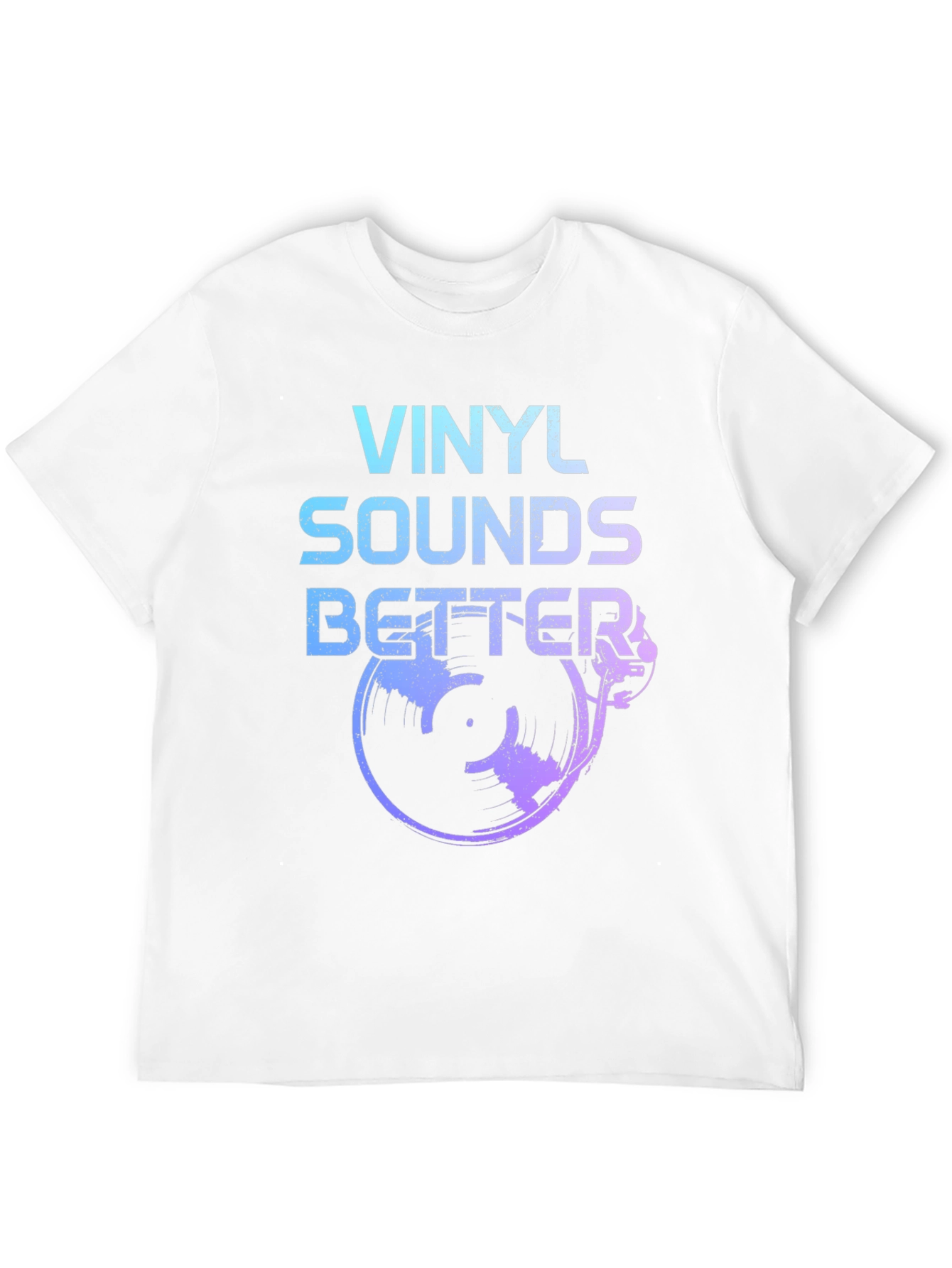 Vinyl Sounds Better Black T-Shirt