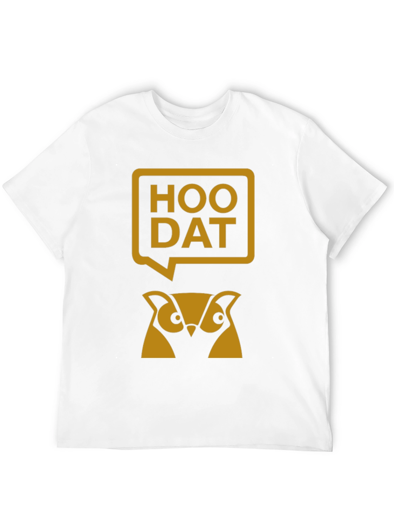 Hoo Dat Owl Graphic T-Shirt - Black