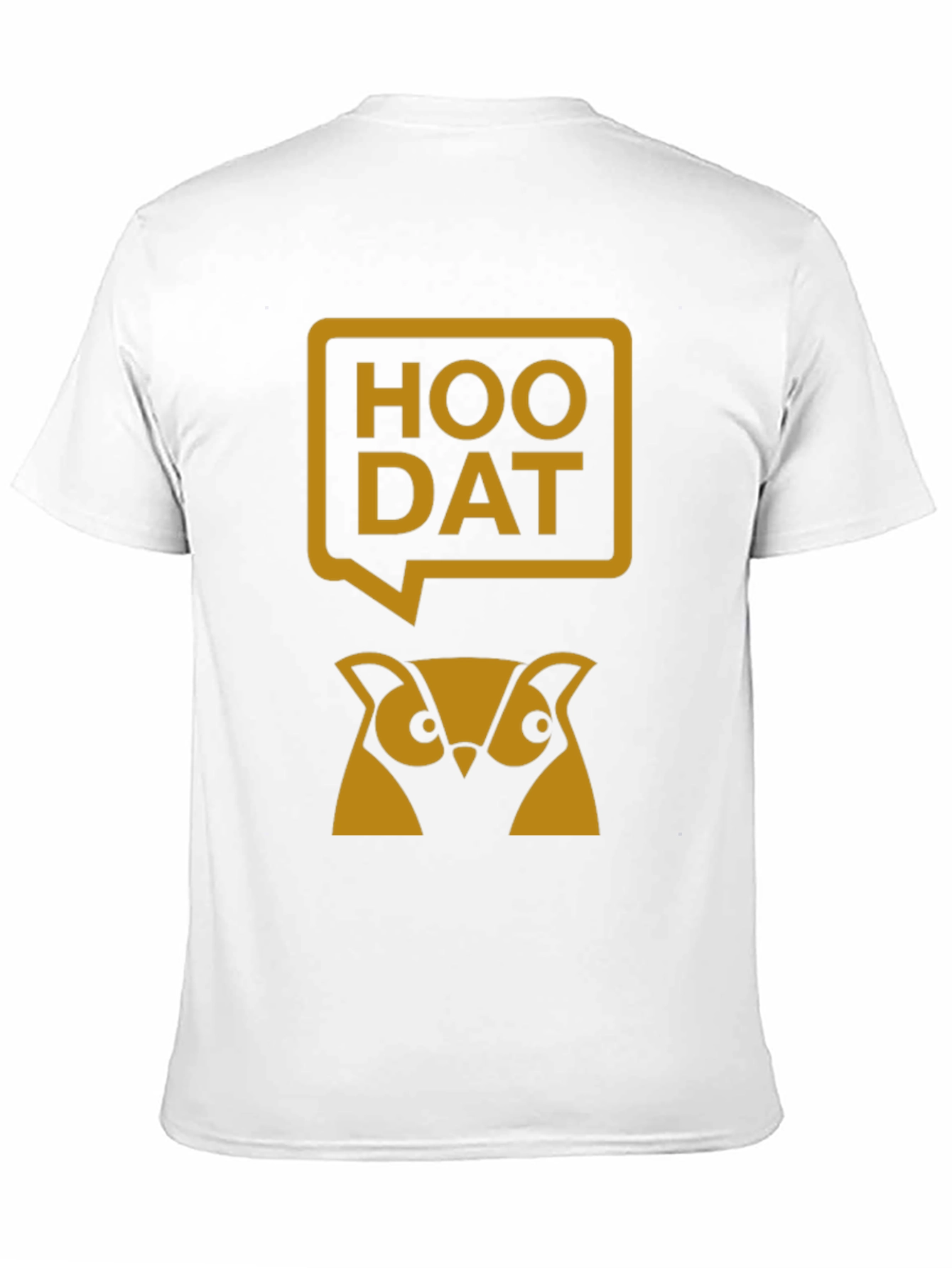Hoo Dat Owl Graphic T-Shirt - Black