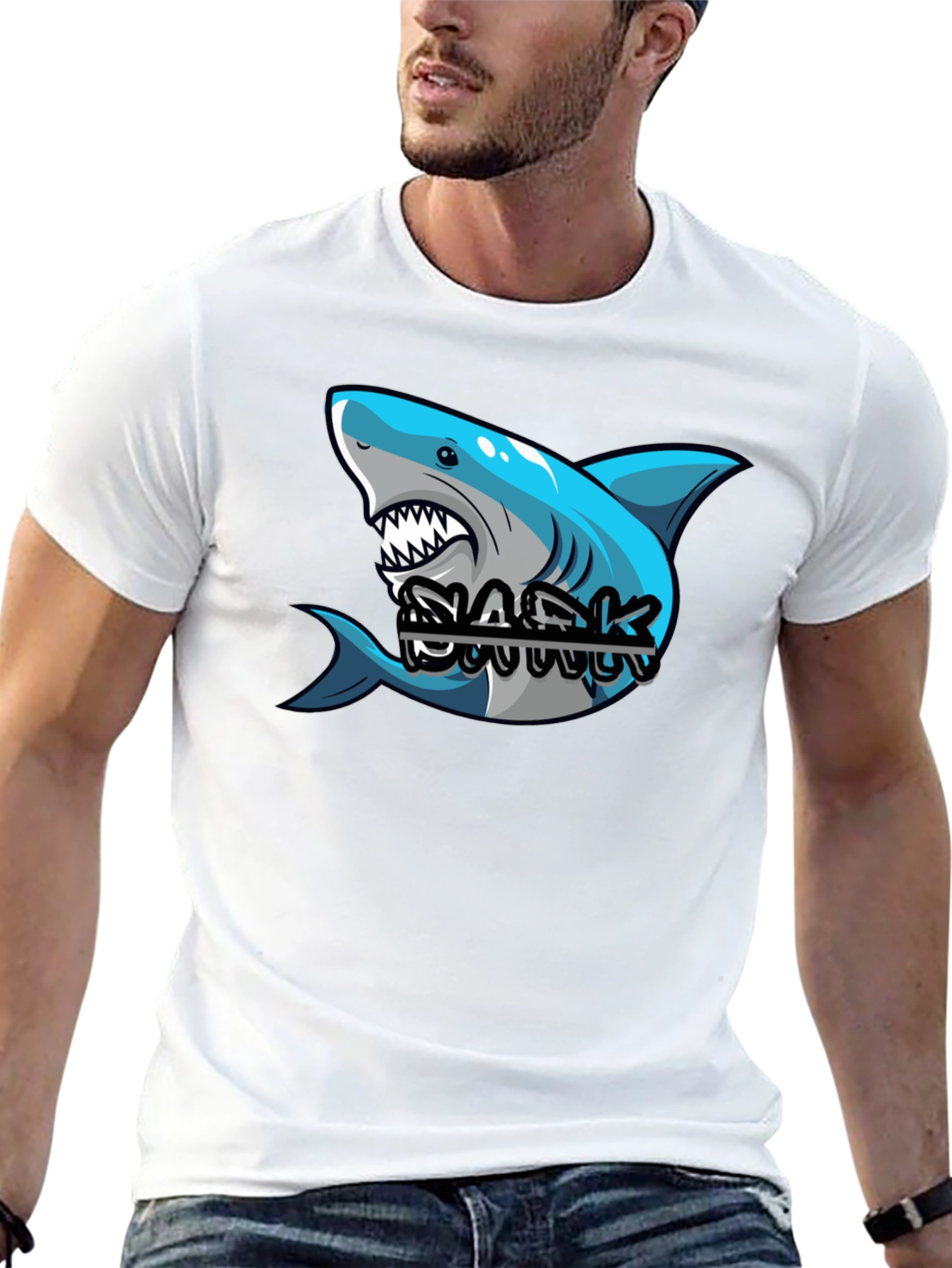 Shark Daddy Graphic Tee - Casual Style