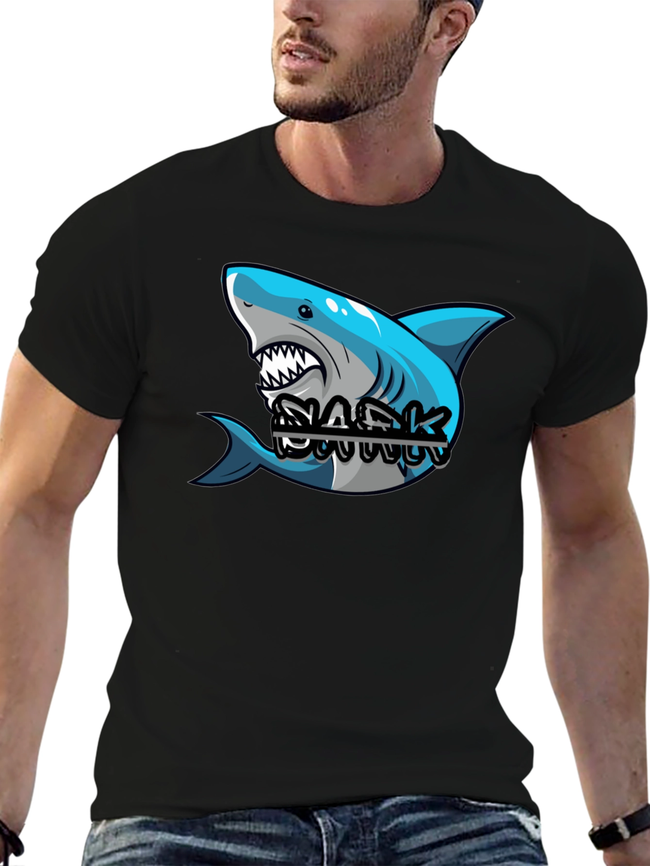 Shark Daddy Graphic Tee - Casual Style
