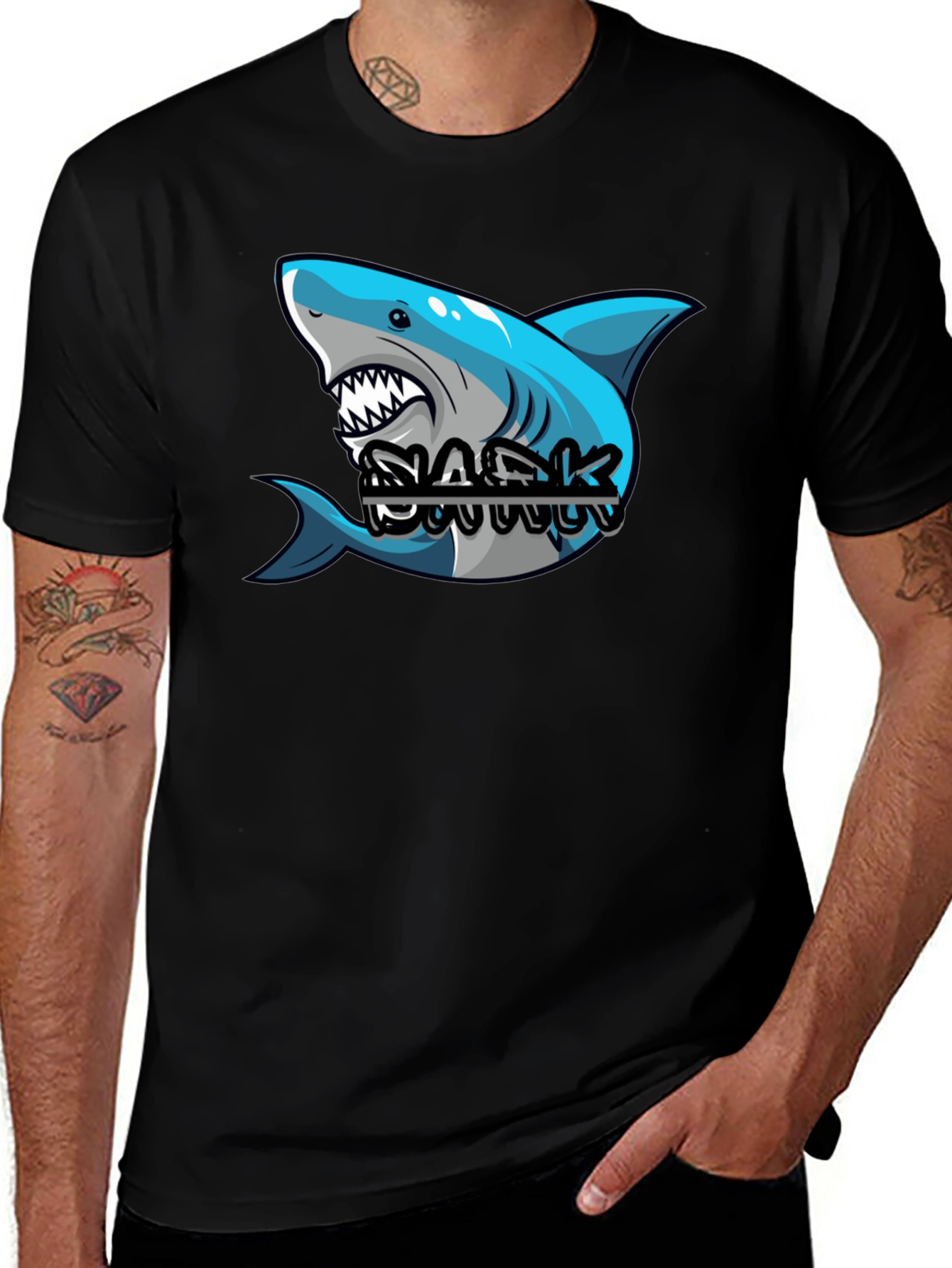 Shark Daddy Graphic Tee - Casual Style