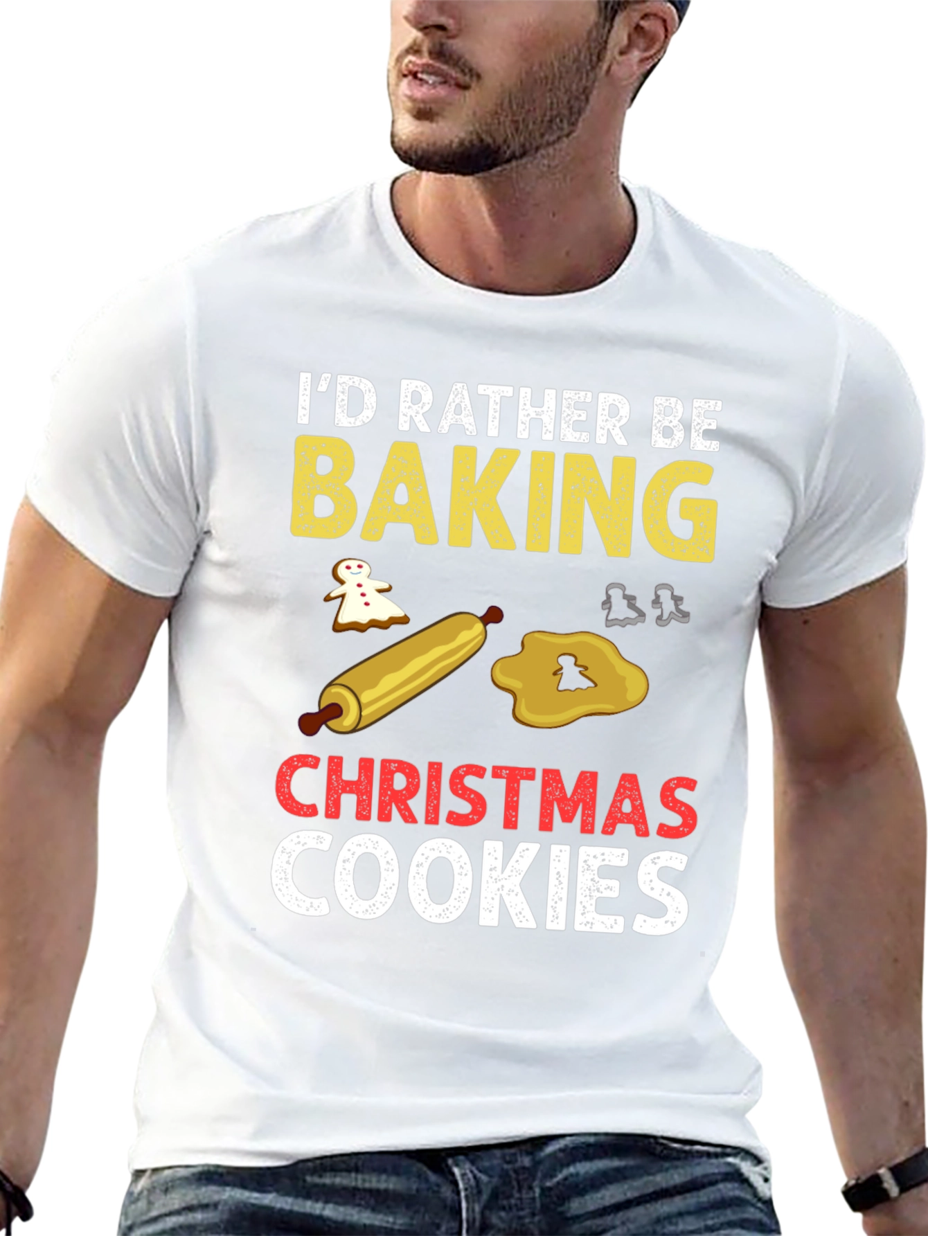 Baking Christmas Cookies Graphic Tee