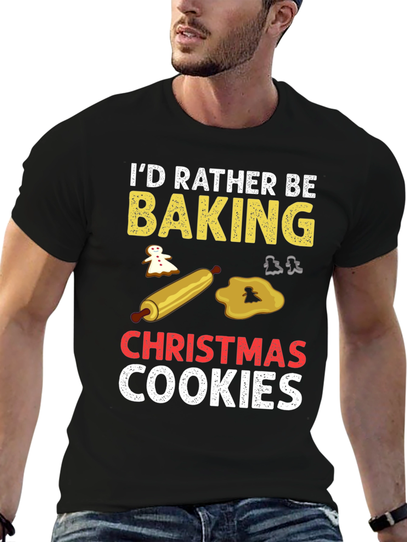 Baking Christmas Cookies Graphic Tee