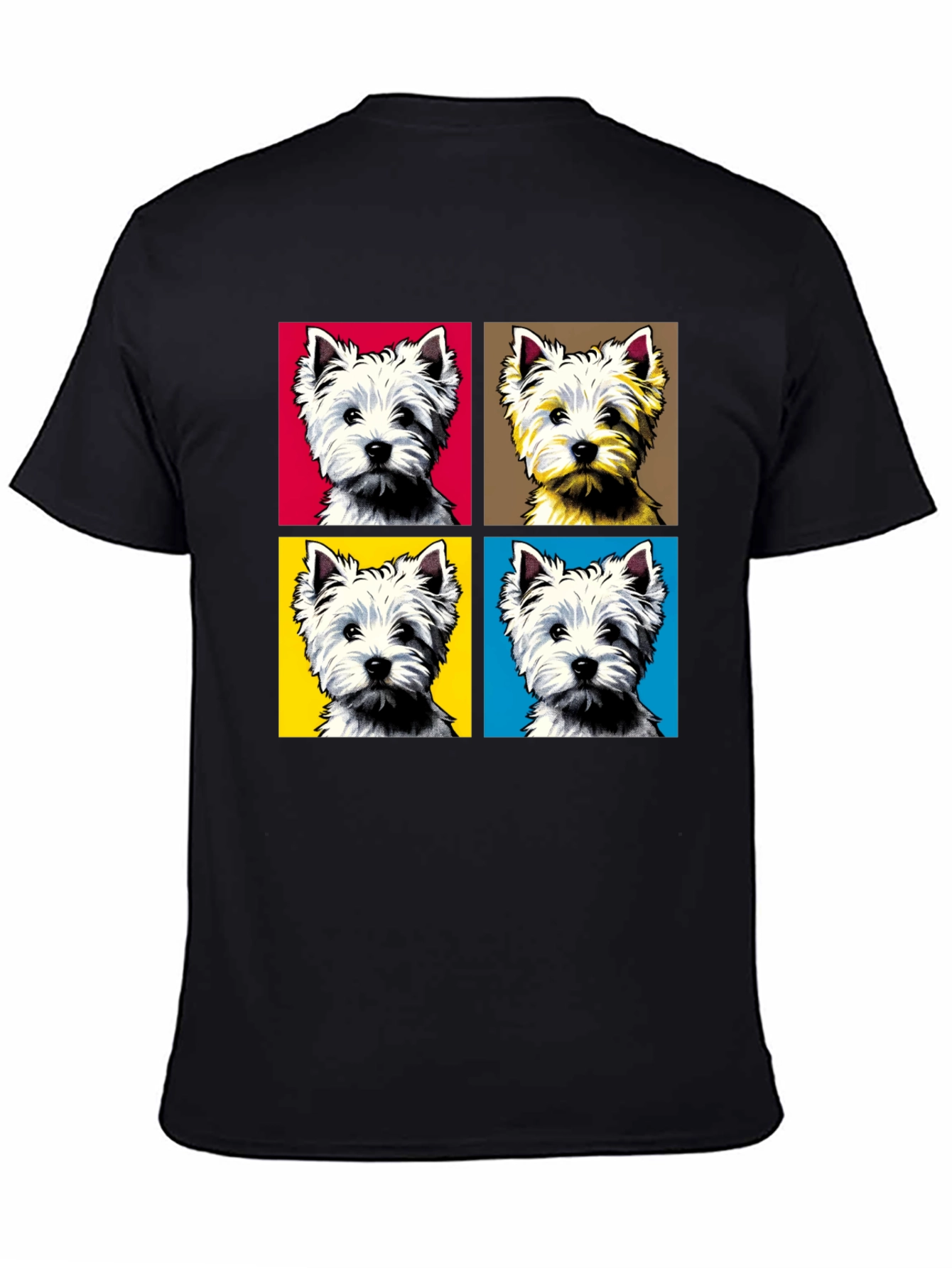 Westie Pop Art T-Shirt - Stylish Dog Lover Tee