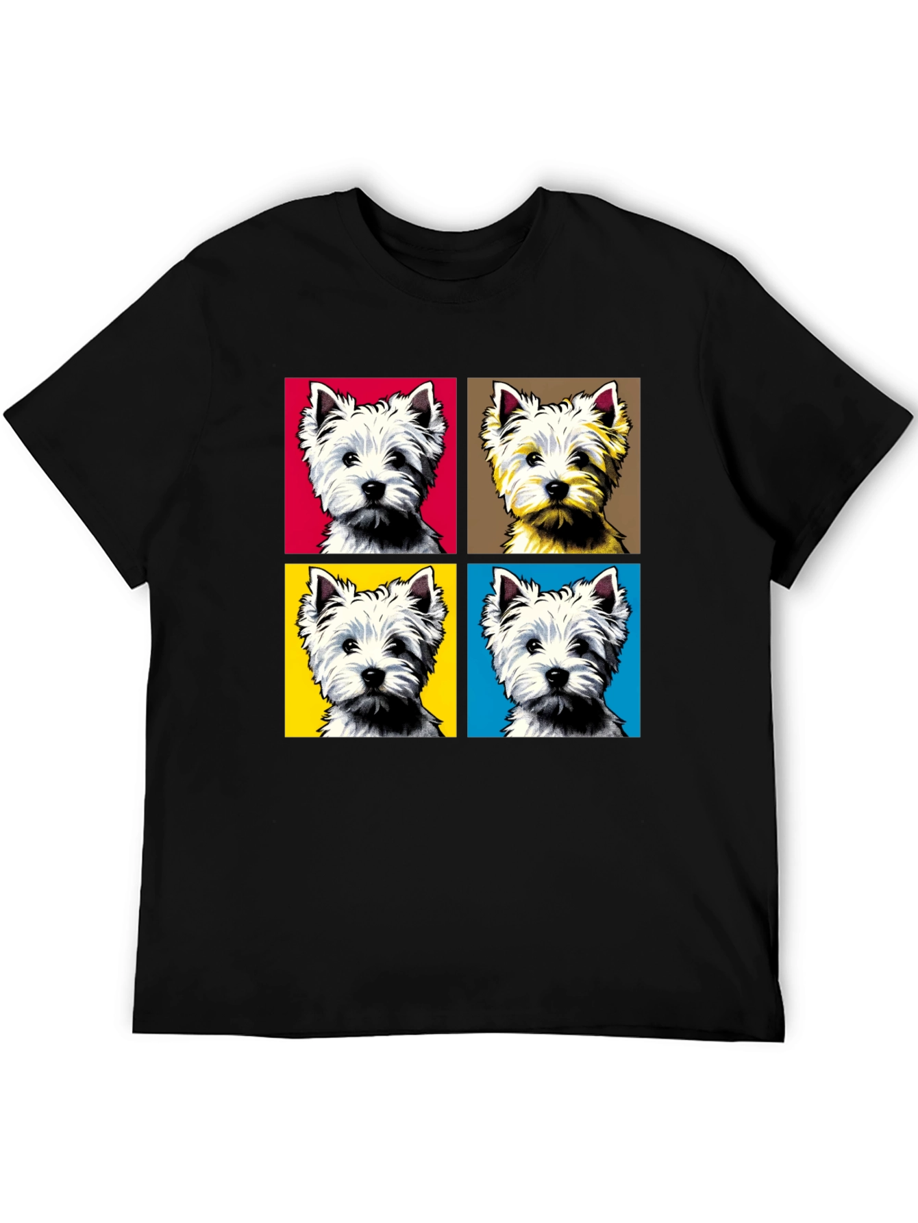 Westie Pop Art T-Shirt - Stylish Dog Lover Tee