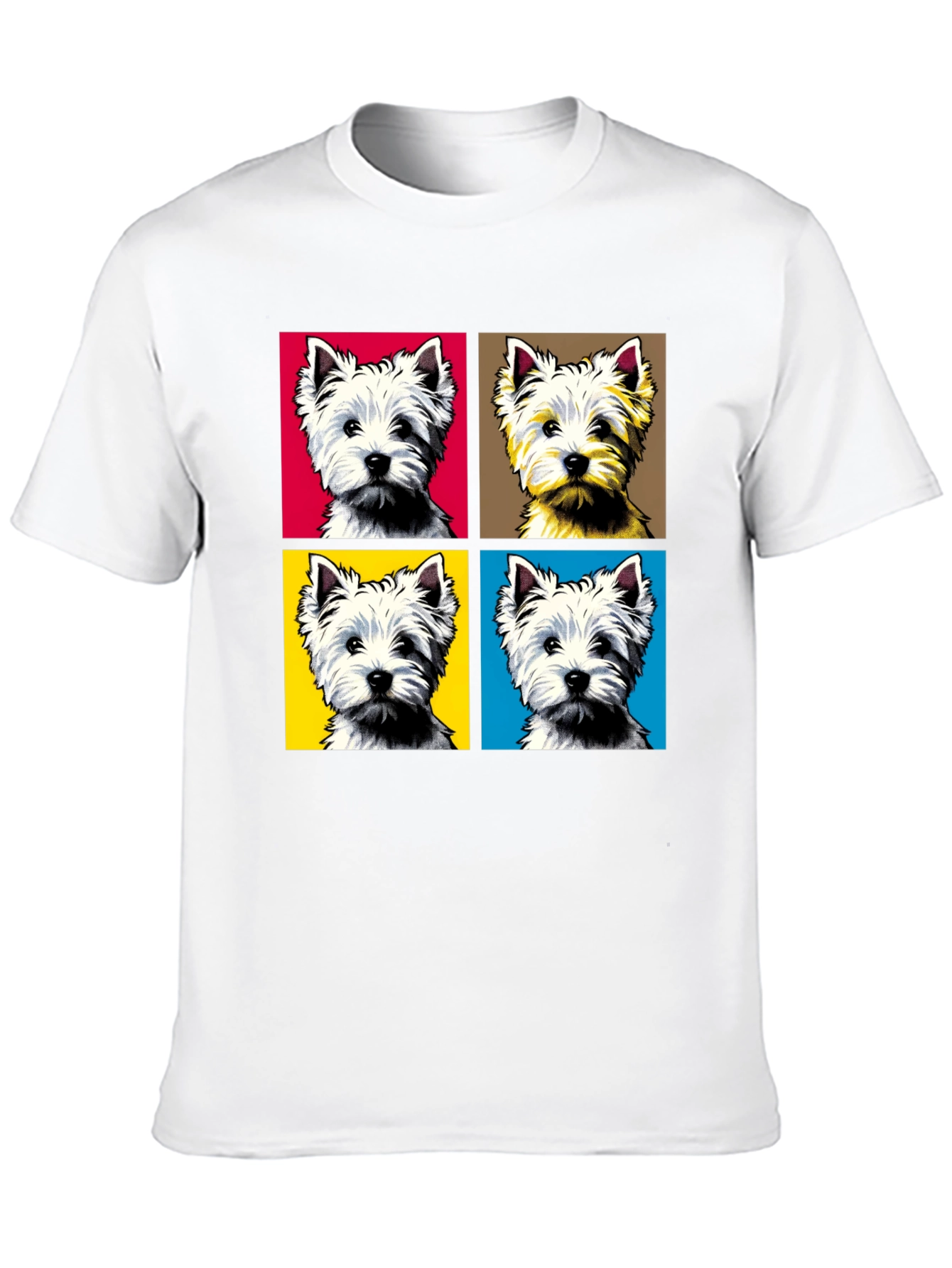 Westie Pop Art T-Shirt - Stylish Dog Lover Tee
