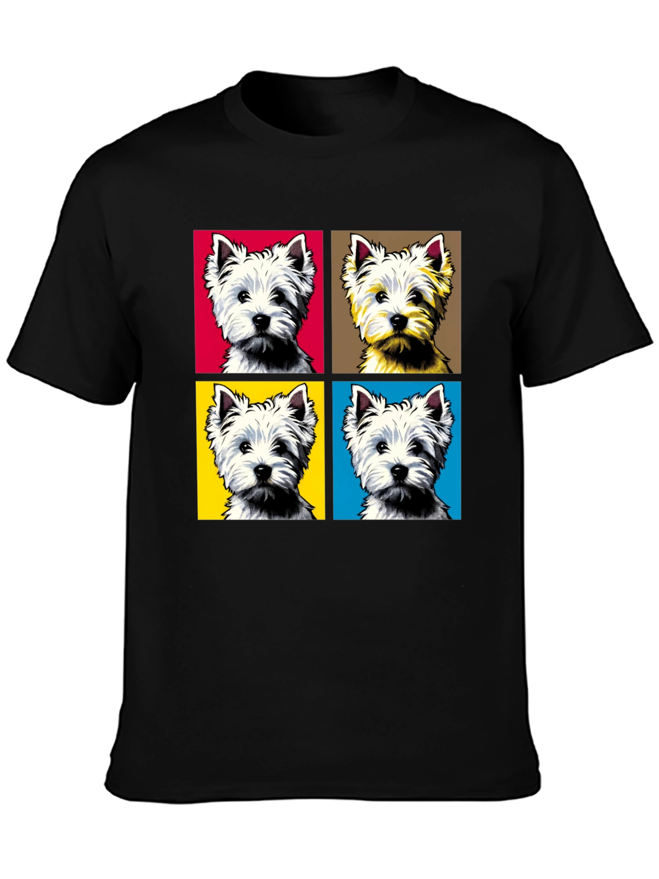 Westie Pop Art T-Shirt - Stylish Dog Lover Tee