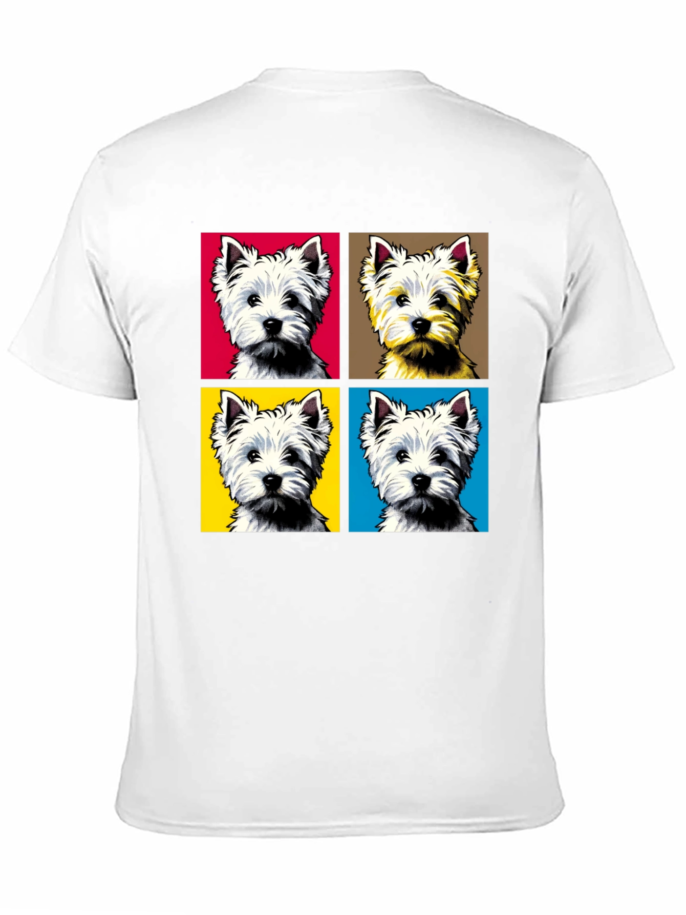 Westie Pop Art T-Shirt - Stylish Dog Lover Tee
