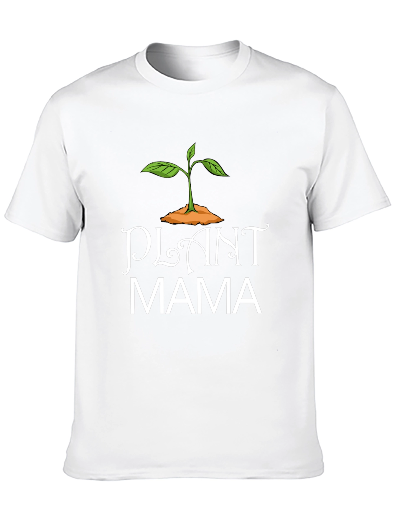 Plant Mama Graphic Tee - Black Cotton T-Shirt