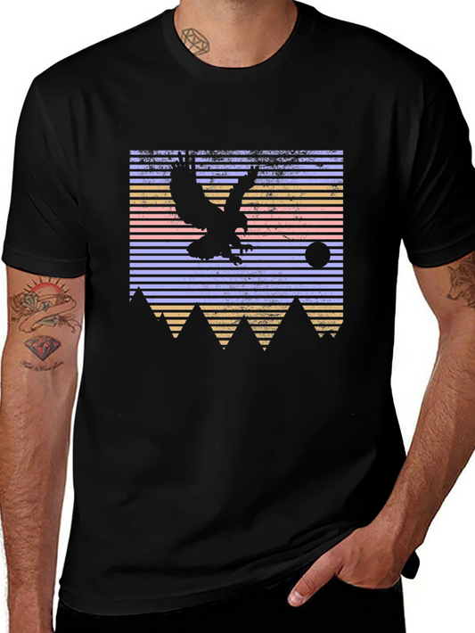 Eagle Mountain Sunset Graphic Tee
