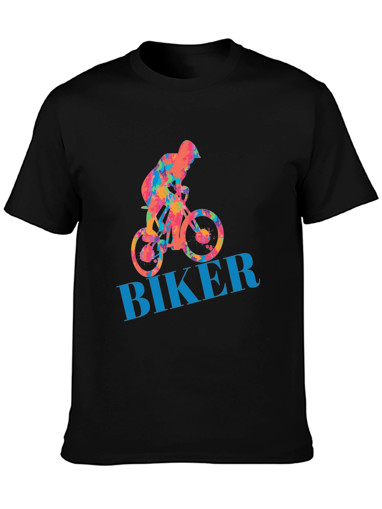 Biker Graphic T-Shirt - Stylish Cycling Design