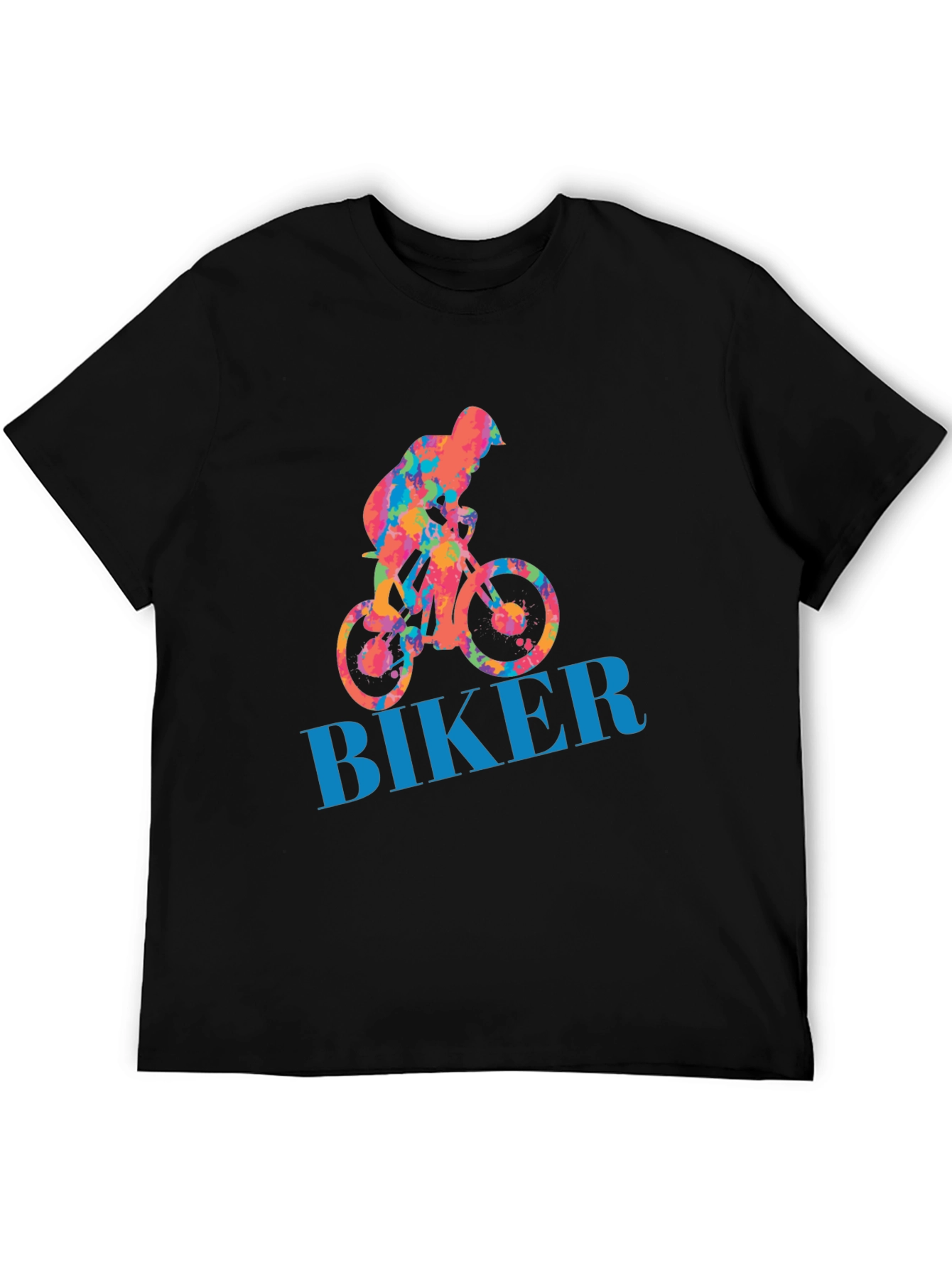 Biker Graphic T-Shirt - Stylish Cycling Design