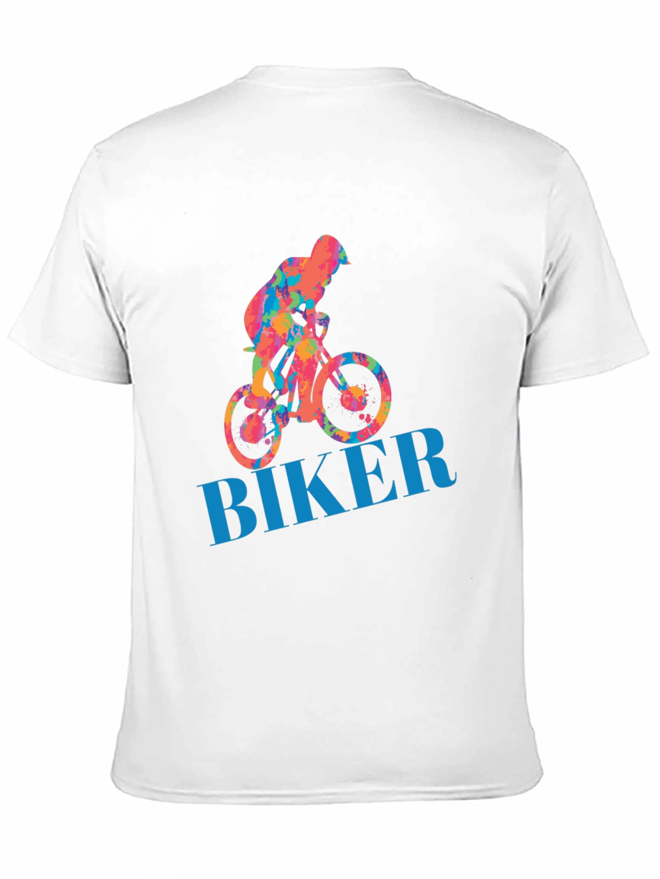 Biker Graphic T-Shirt - Stylish Cycling Design