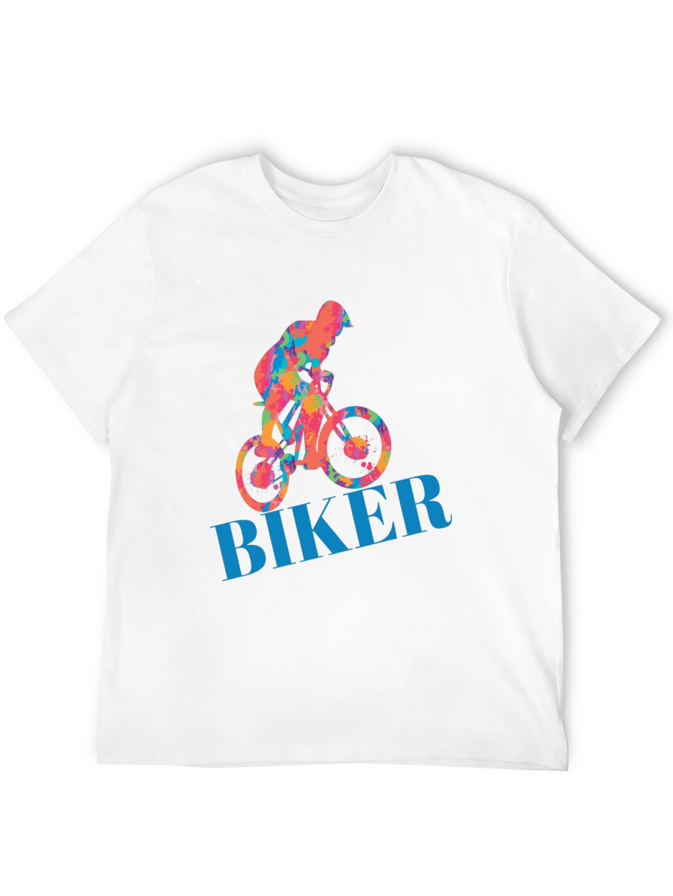 Biker Graphic T-Shirt - Stylish Cycling Design