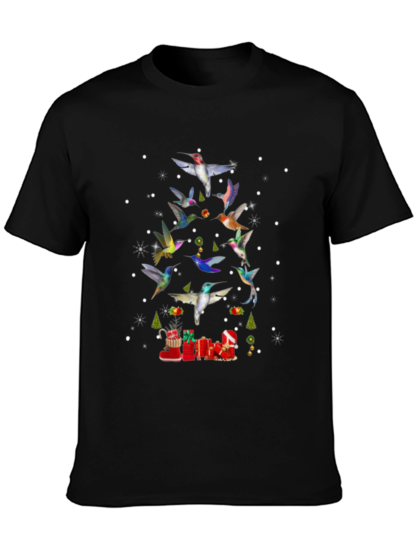 Hummingbird Christmas Tree T-Shirt