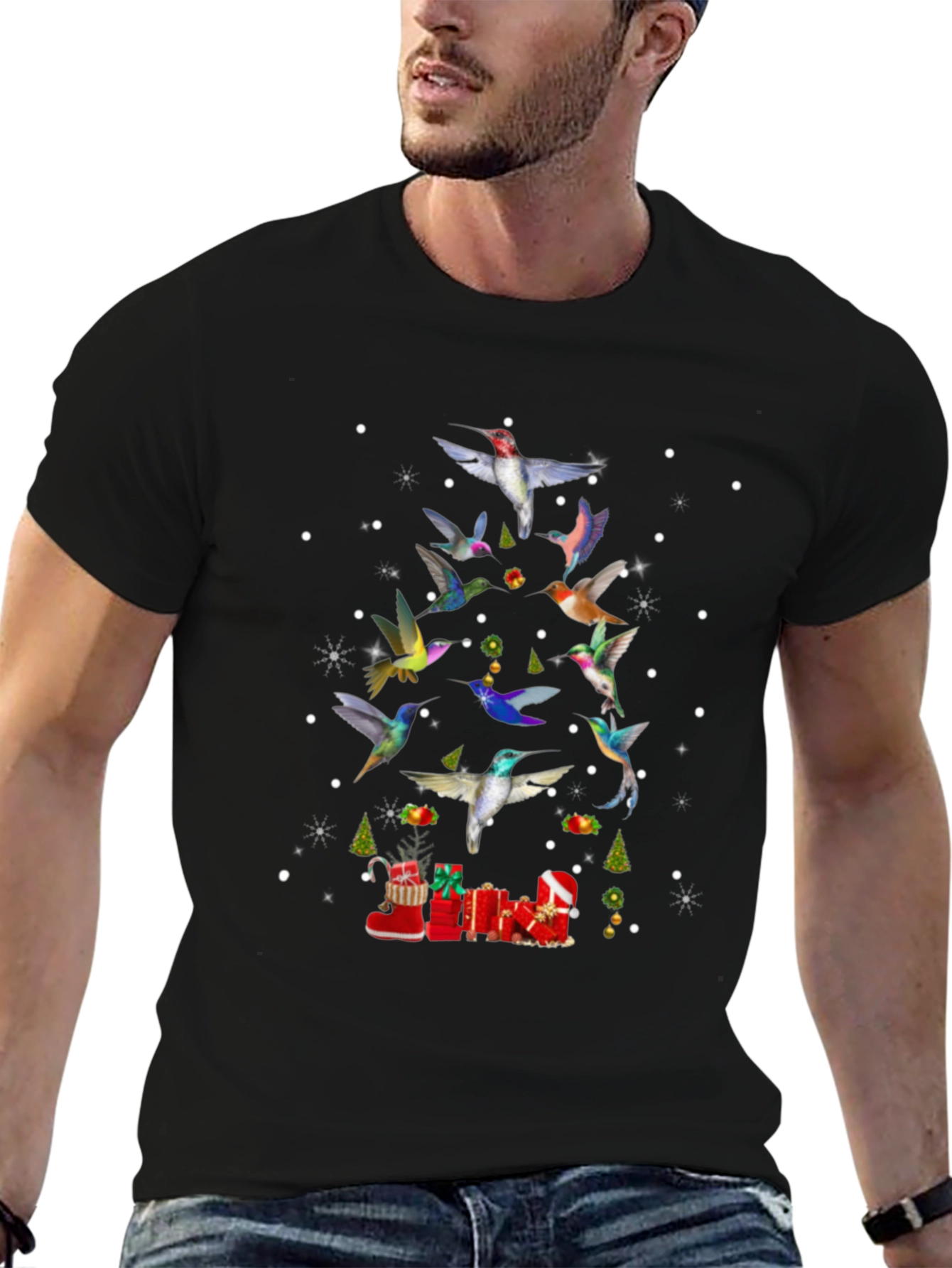 Hummingbird Christmas Tree T-Shirt